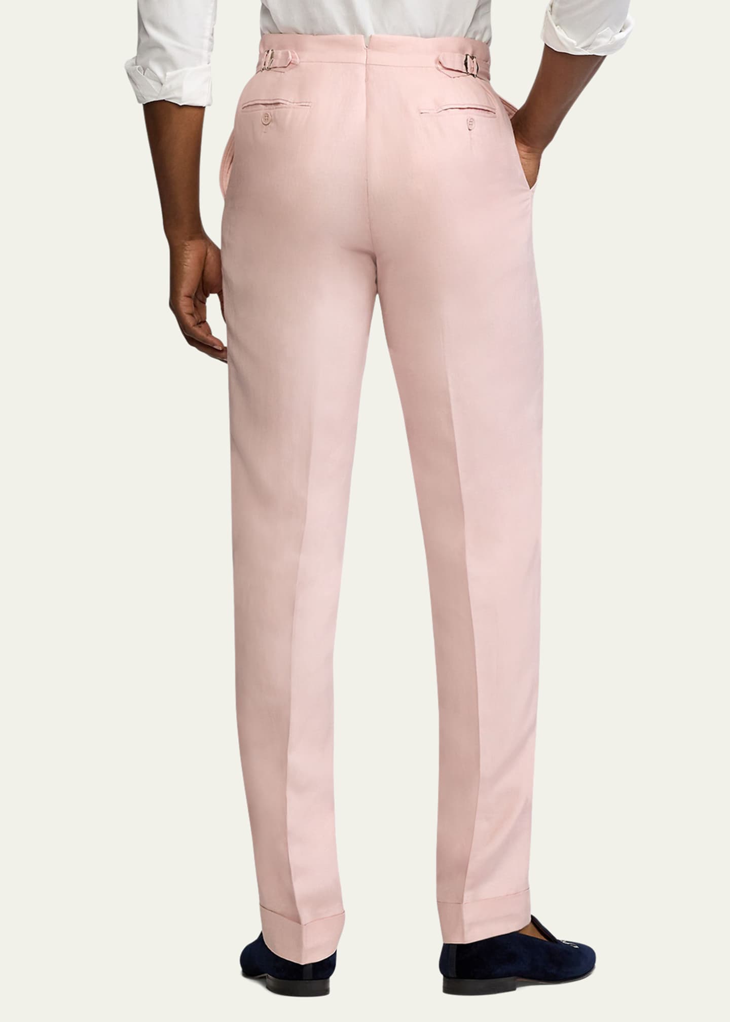 Ralph Lauren Purple Label Men's Gregory Hand-Tailored Trousers Image 3 of 6