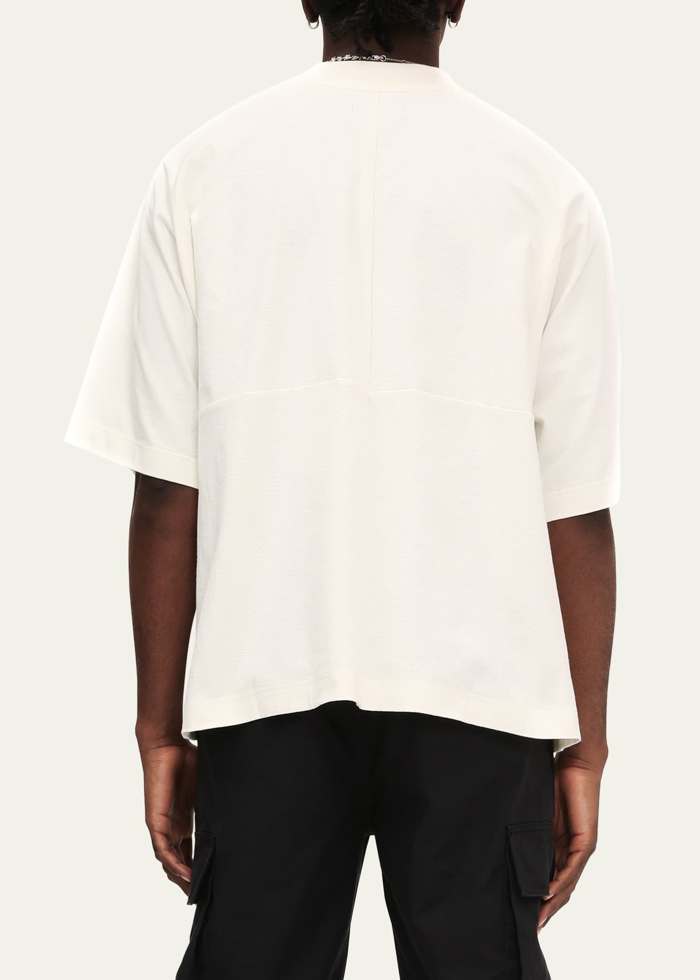 PURPLE Men's Oversized Club Graphic T-Shirt Image 2 of 3