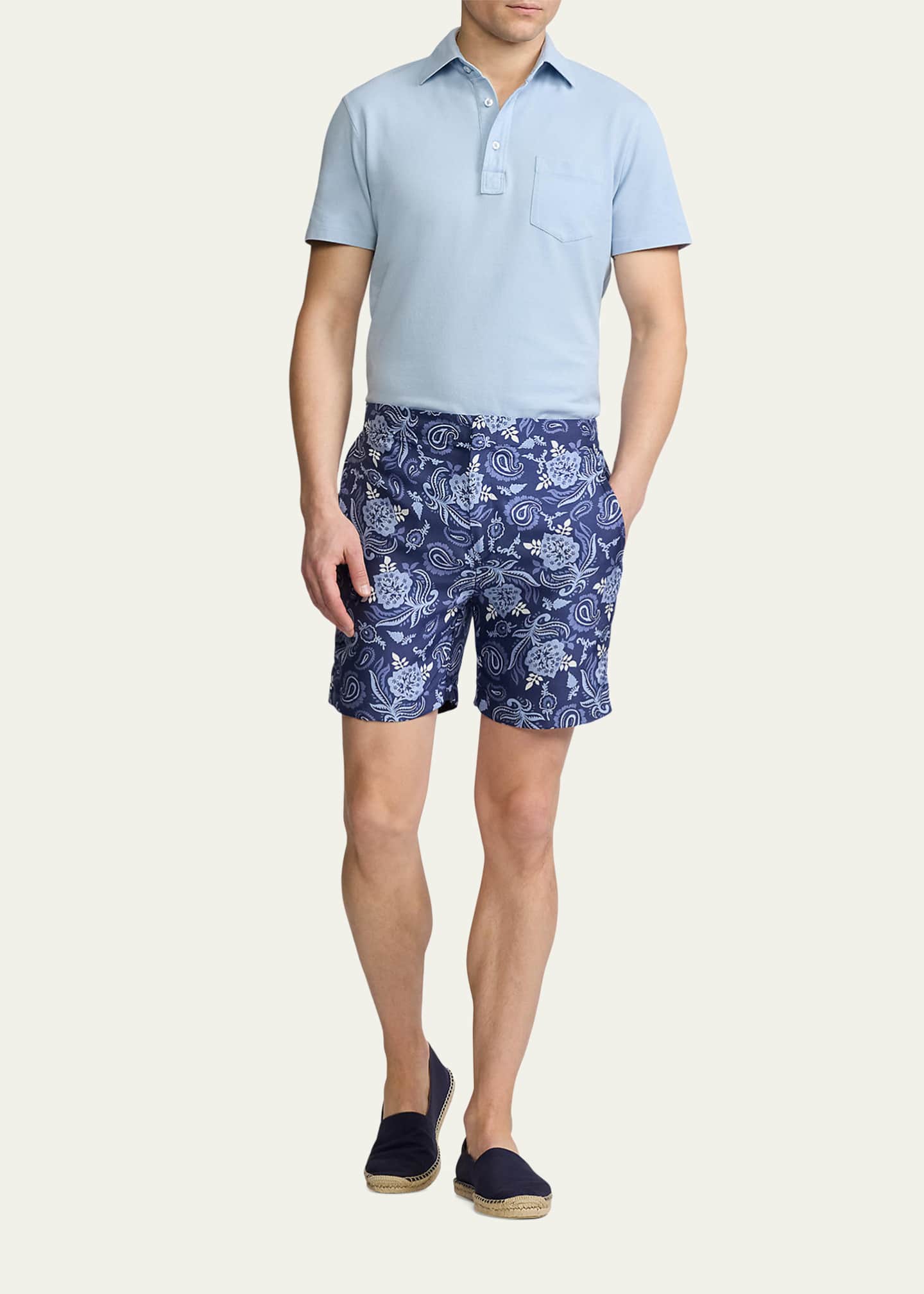 Ralph Lauren Purple Label Men's Custom Slim Pique Polo Shirt Image 2 of 5