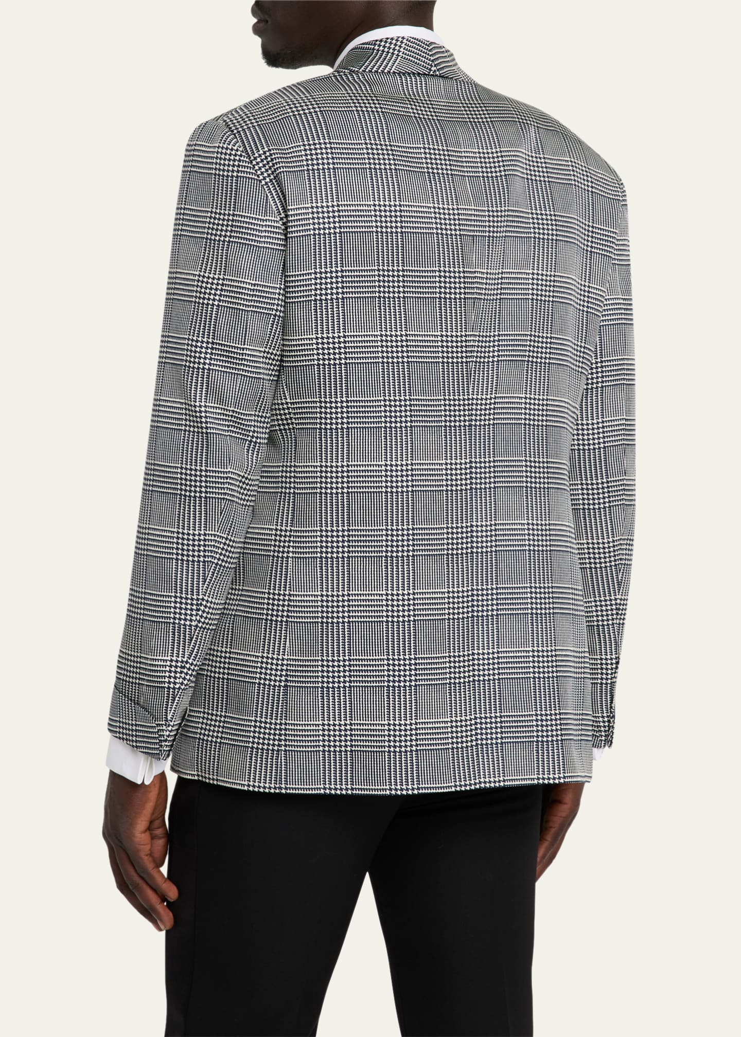 Ralph Lauren Purple Label Men's Kent Glen Plaid Silk Sport Coat Image 3 of 8