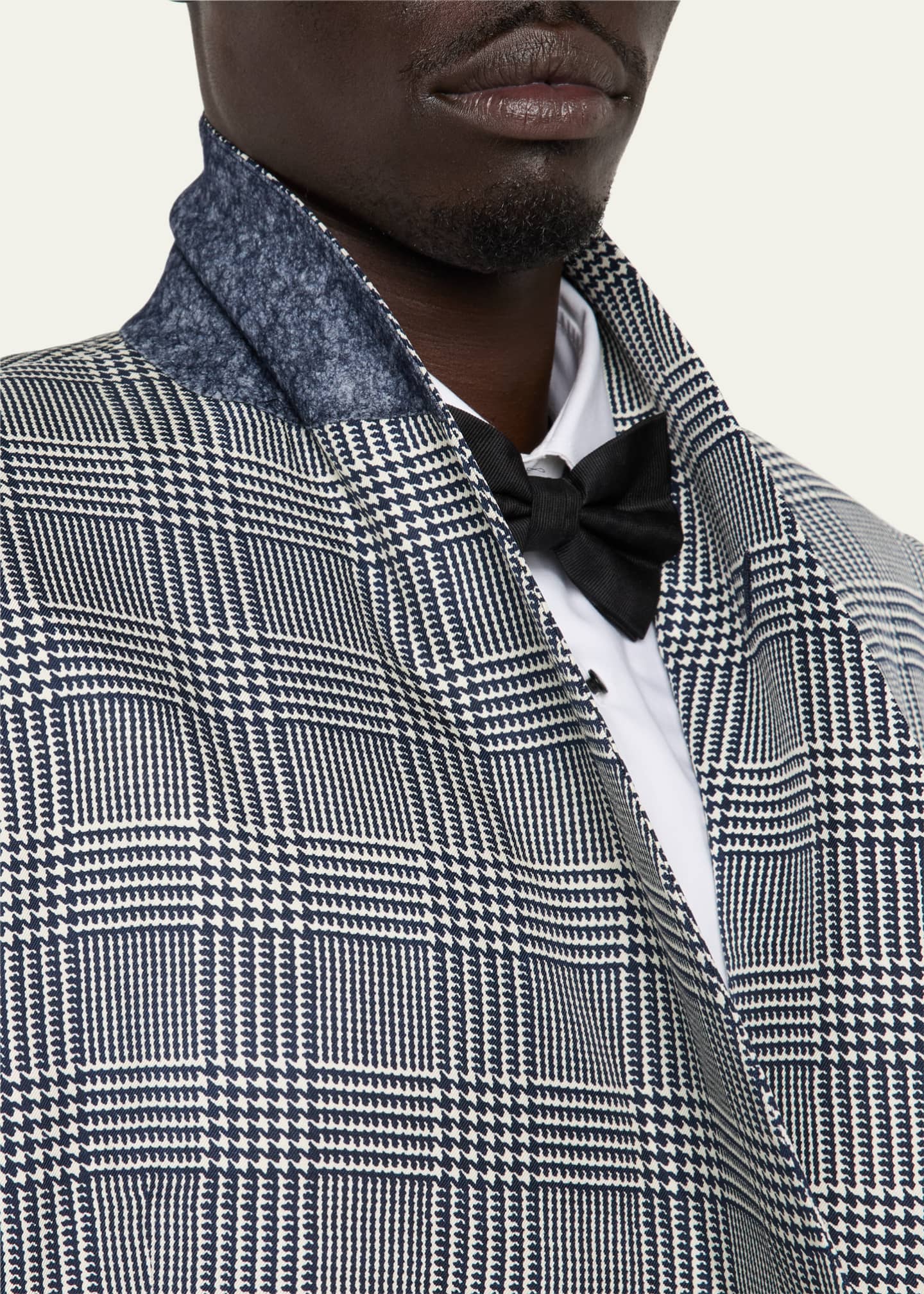 Ralph Lauren Purple Label Men's Kent Glen Plaid Silk Sport Coat Image 7 of 8