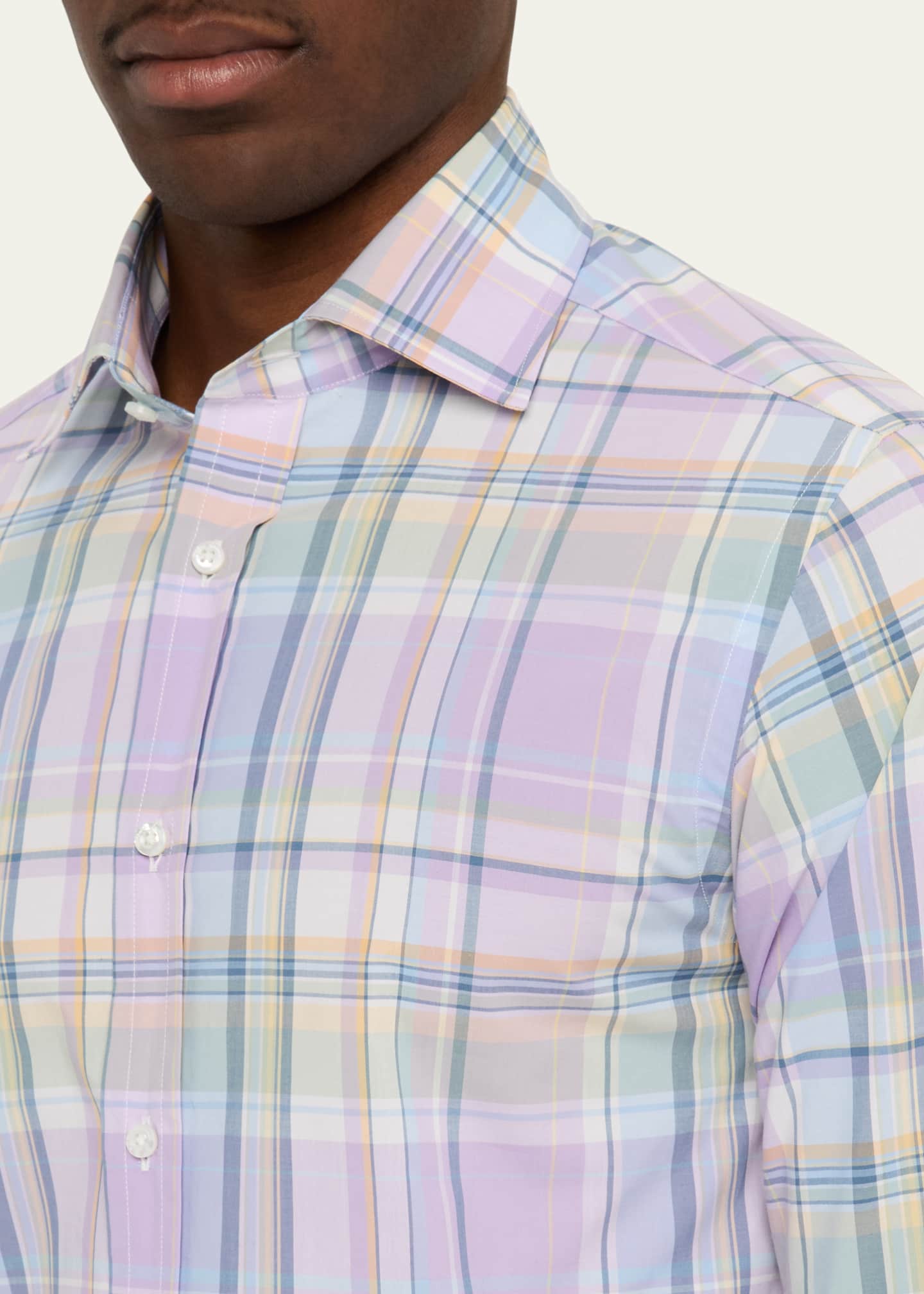 Ralph Lauren Purple Label Men's Plaid Sport Shirt Image 5 of 5
