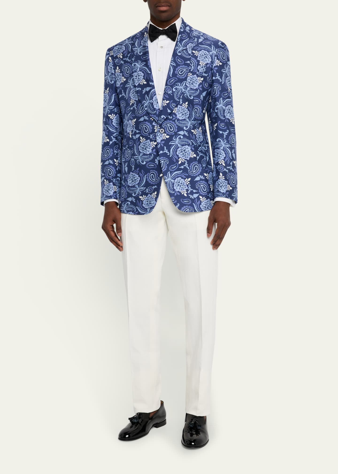 Ralph Lauren Purple Label Men's Kent Paisley Silk Sport Coat Image 2 of 8