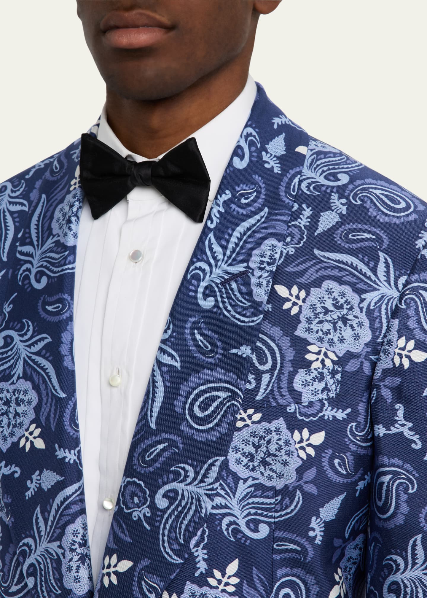 Ralph Lauren Purple Label Men's Kent Paisley Silk Sport Coat Image 5 of 8