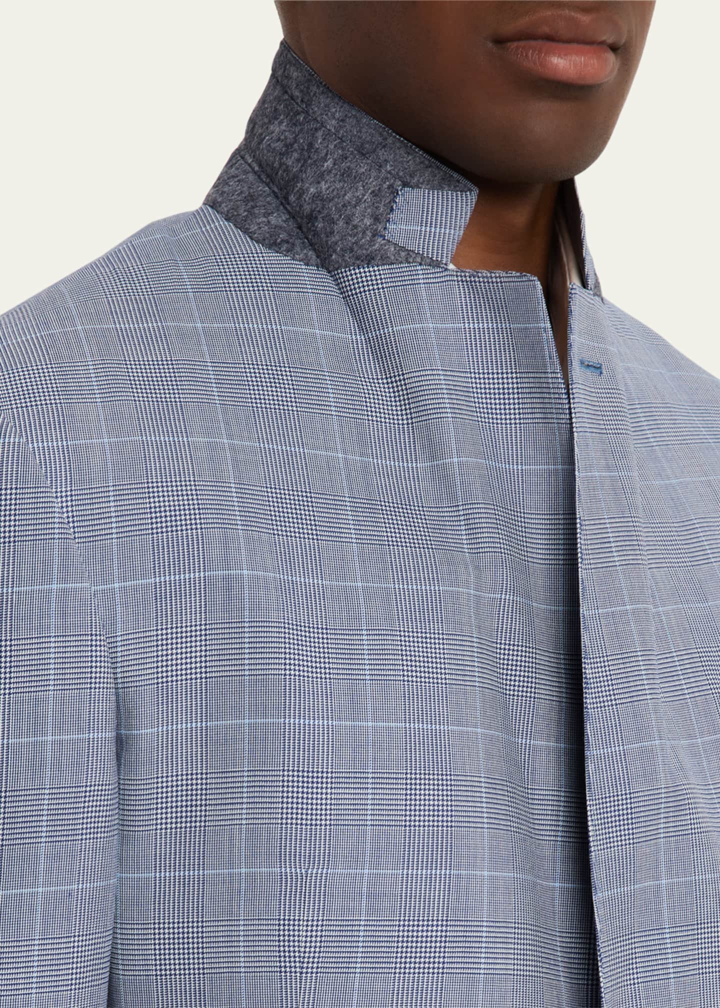 Ralph Lauren Purple Label Men's Kent Hand-Tailored Glen Plaid Suit Image 8 of 8