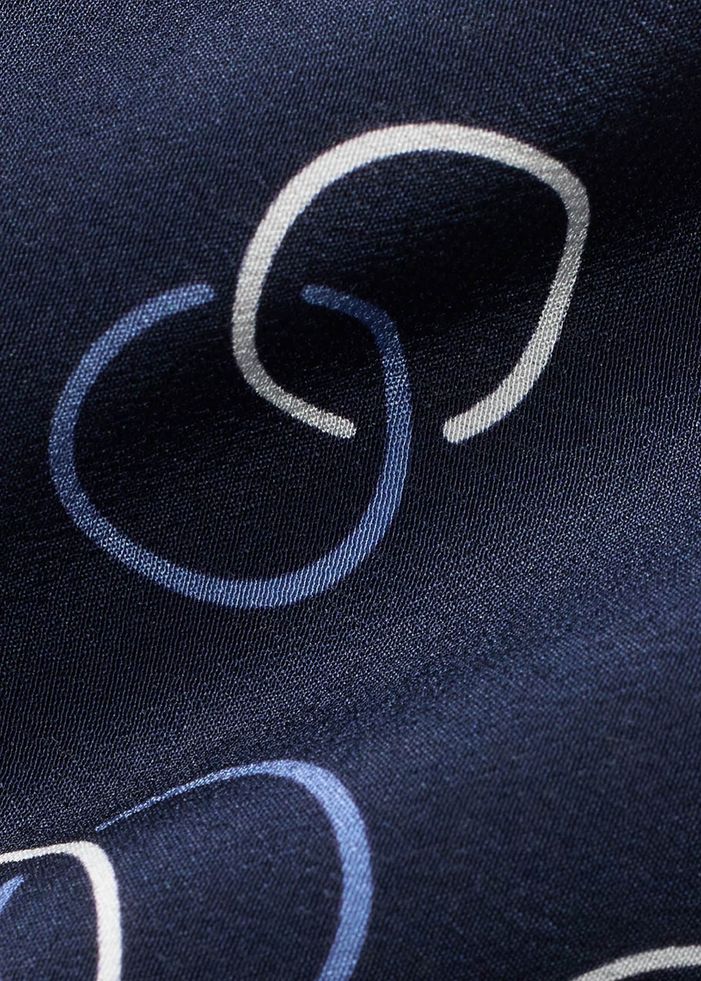 Ralph Lauren Purple Label Men's Linked Circles Silk Crepe Tie Image 5 of 5