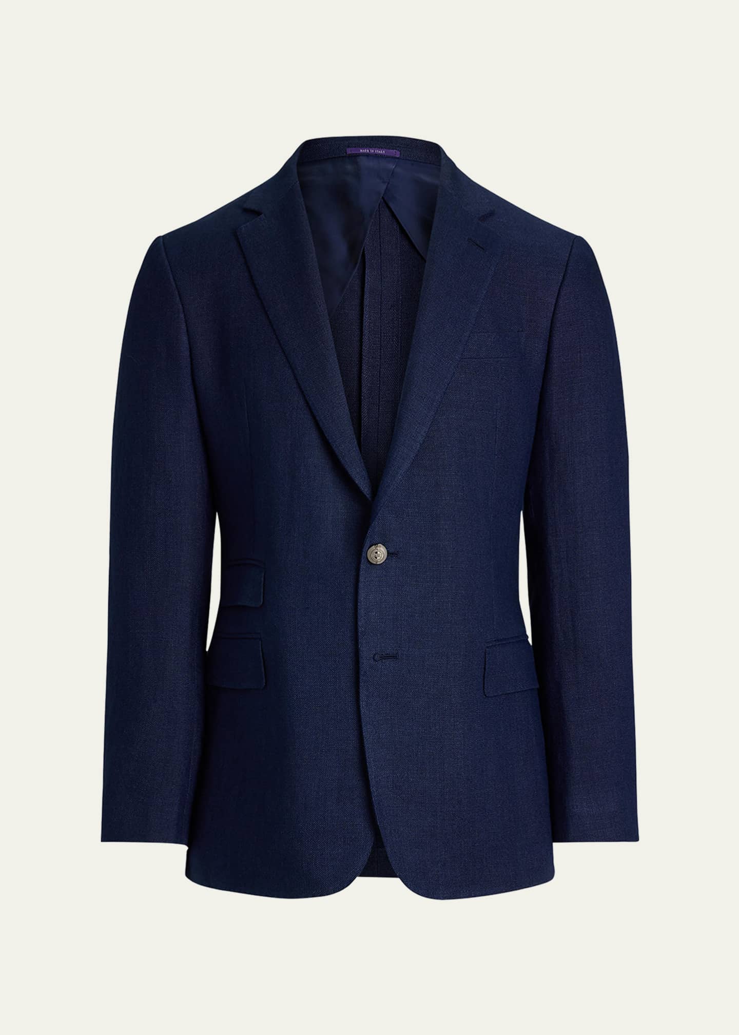 Ralph Lauren Purple Label Men's Kent Hand-Tailored Linen Suit Jacket Image 1 of 6