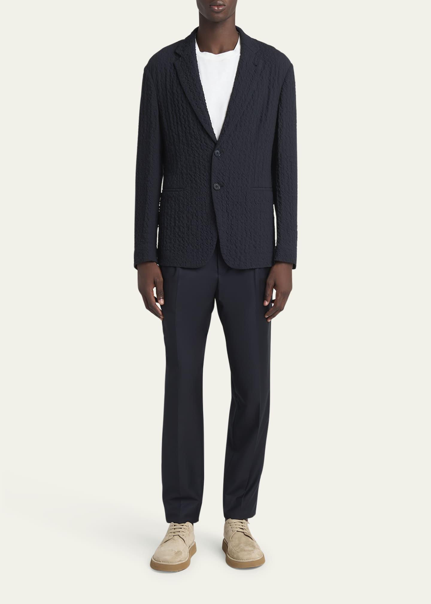 Giorgio Armani Men's Stretch Wool Sport Coat Image 2 of 8