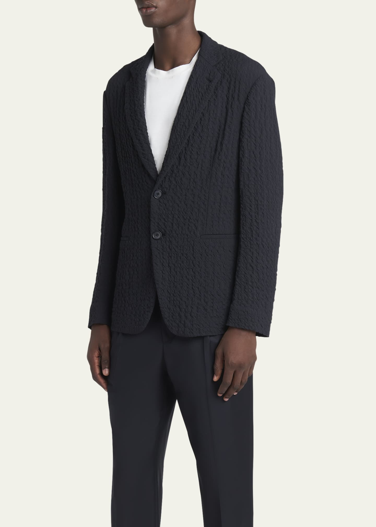 Giorgio Armani Men's Stretch Wool Sport Coat Image 4 of 8