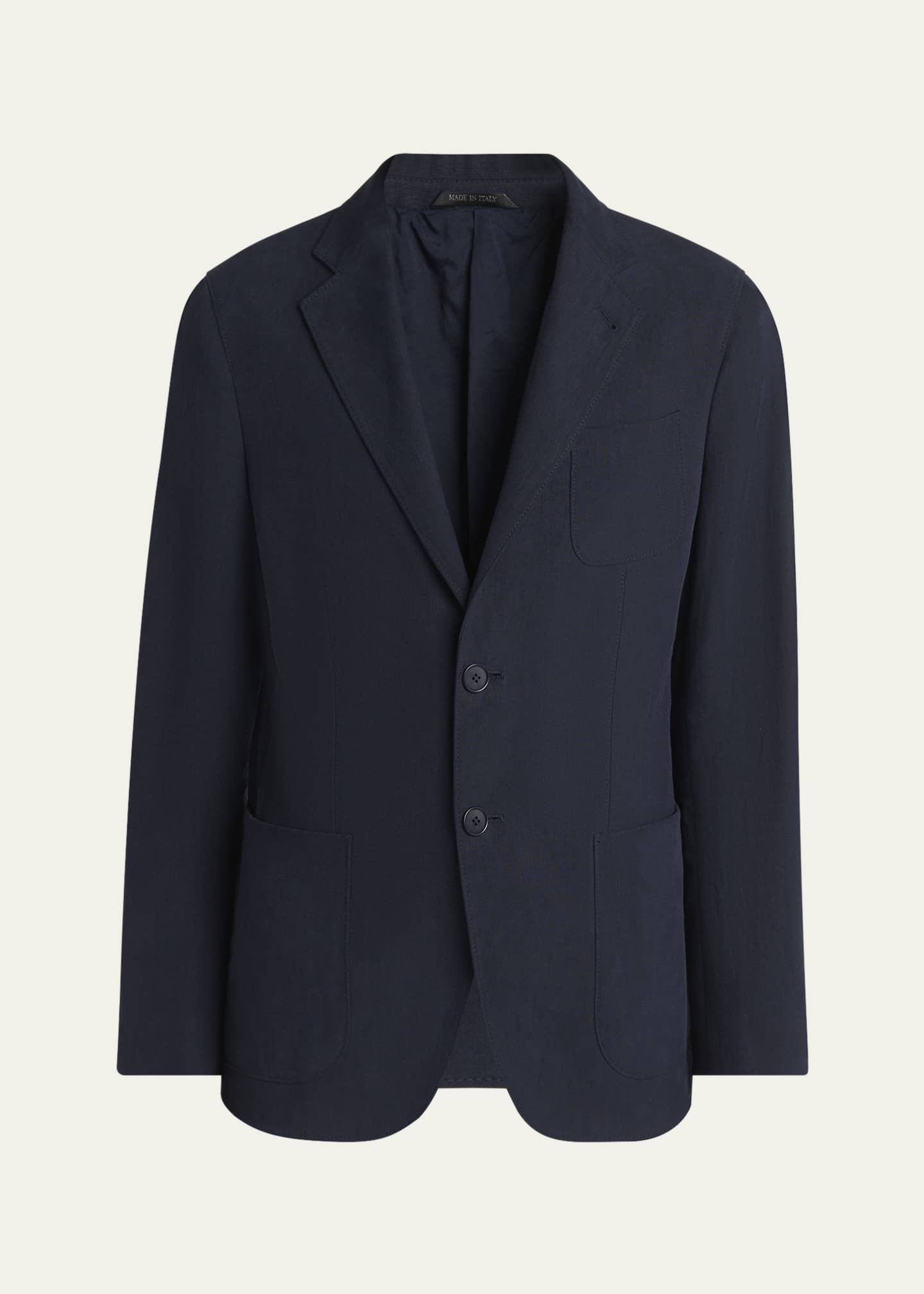 Giorgio Armani Men's Upton Linen Jacket Image 1 of 5