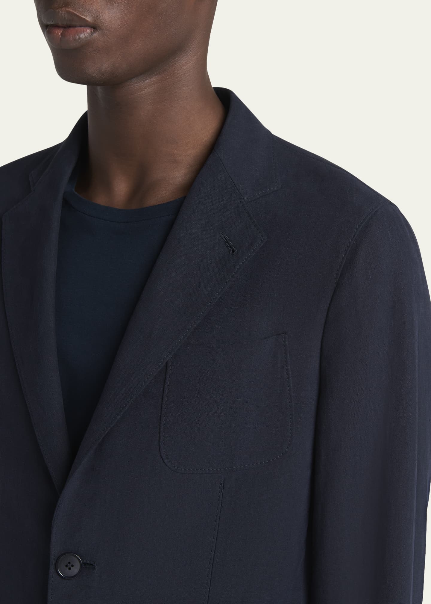 Giorgio Armani Men's Upton Linen Jacket Image 5 of 5