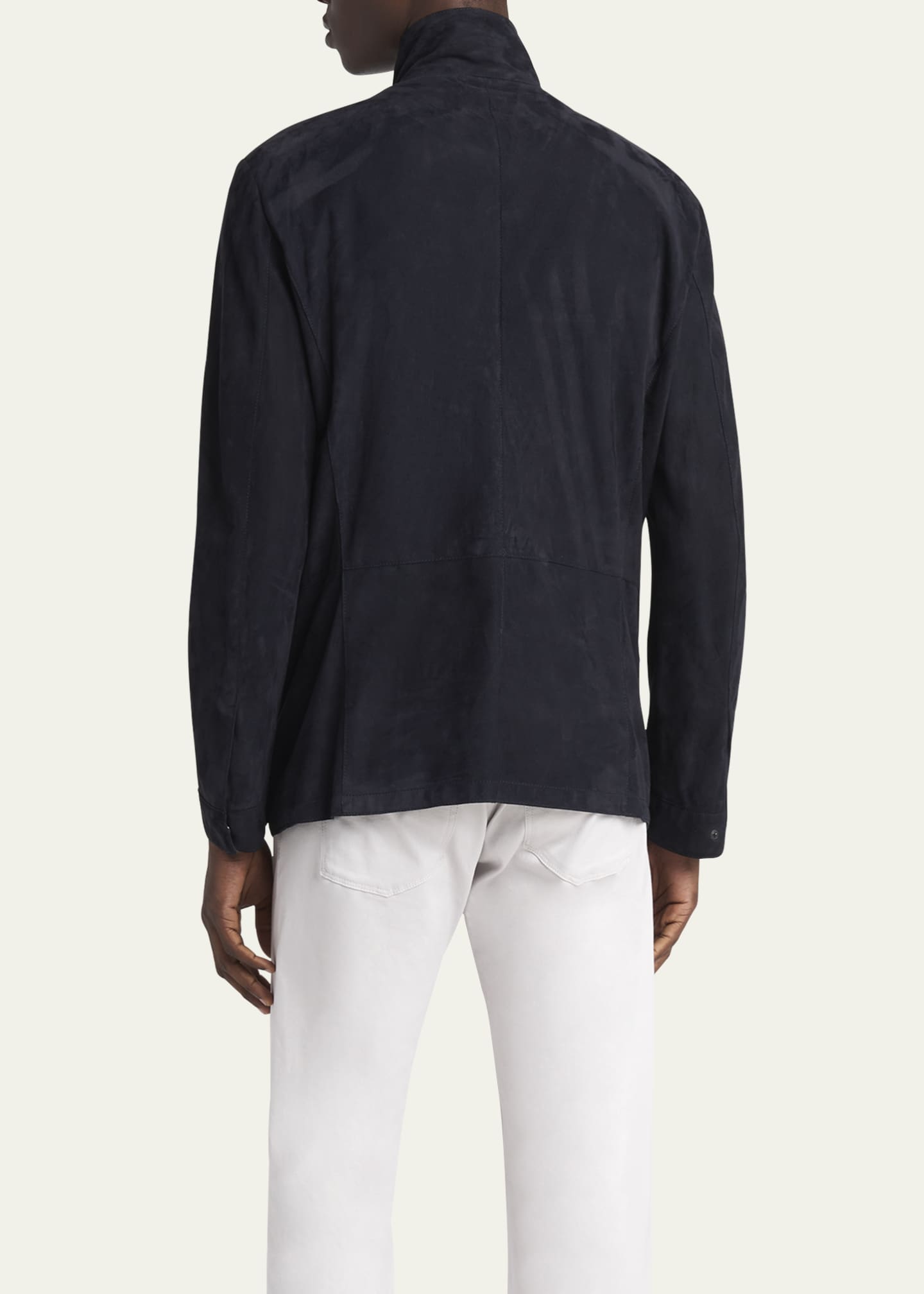 Giorgio Armani Men's Suede Field Jacket Image 3 of 5