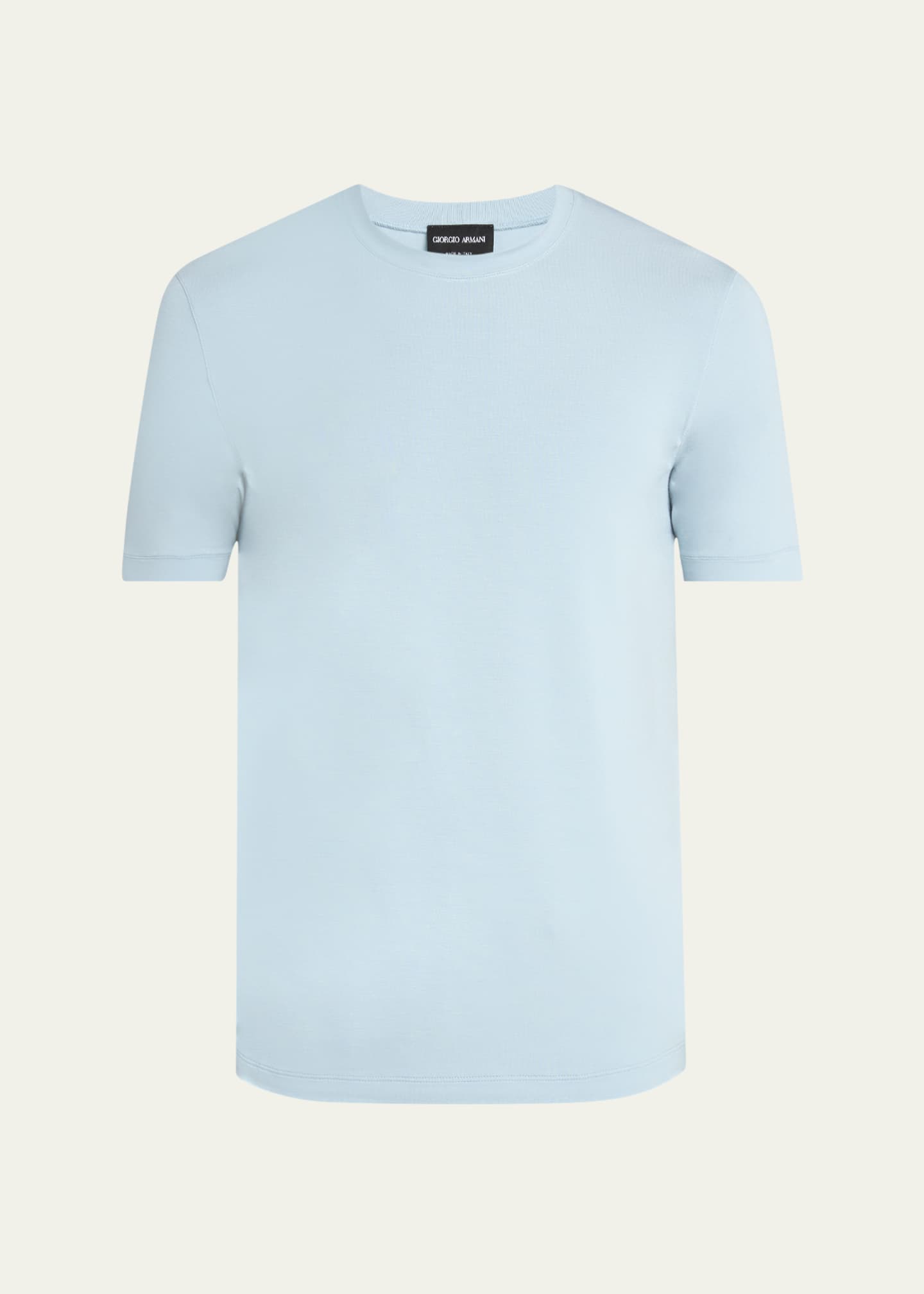 Giorgio Armani Men's Solid Short-Sleeve T-Shirt Image 1 of 5