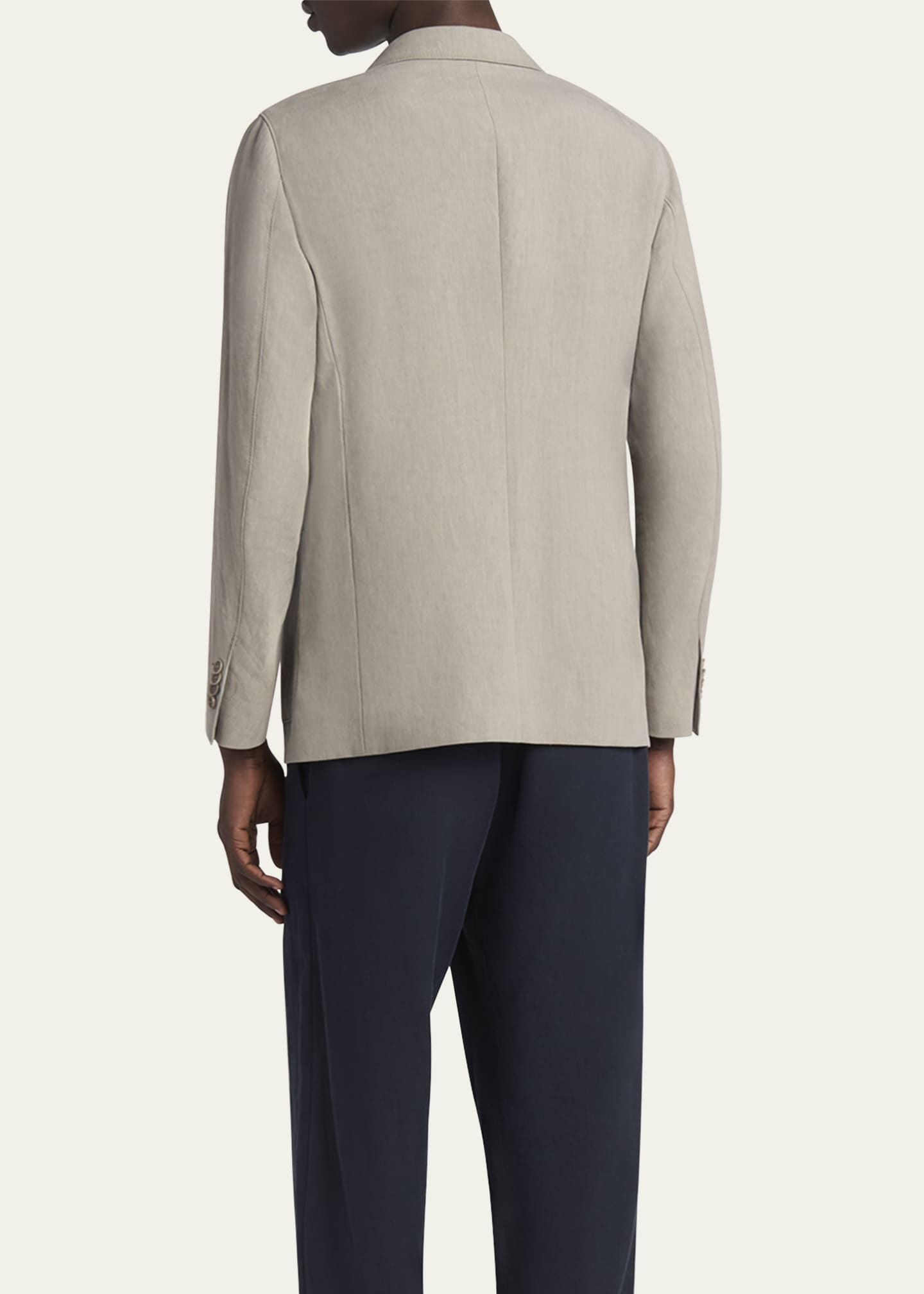 Giorgio Armani Men's Linen Upton Jacket Image 3 of 5