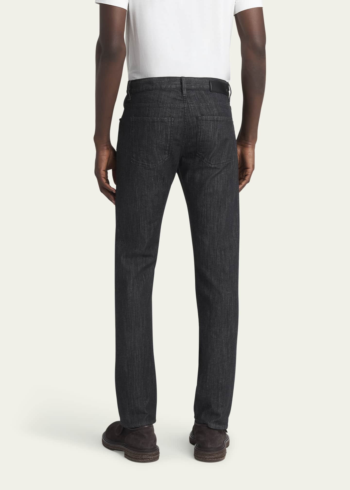 Giorgio Armani Men's Straight-Leg Denim Pants Image 3 of 5