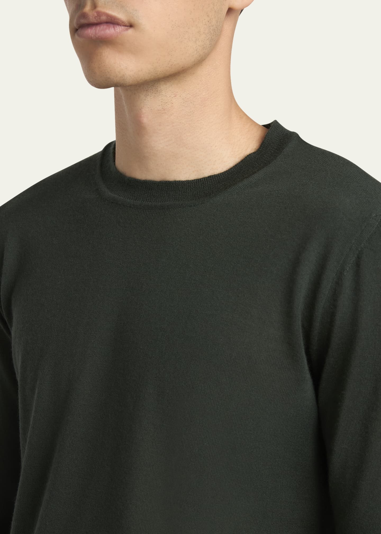 Giorgio Armani Men's Cashmere Knit Crewneck Sweater Image 5 of 5