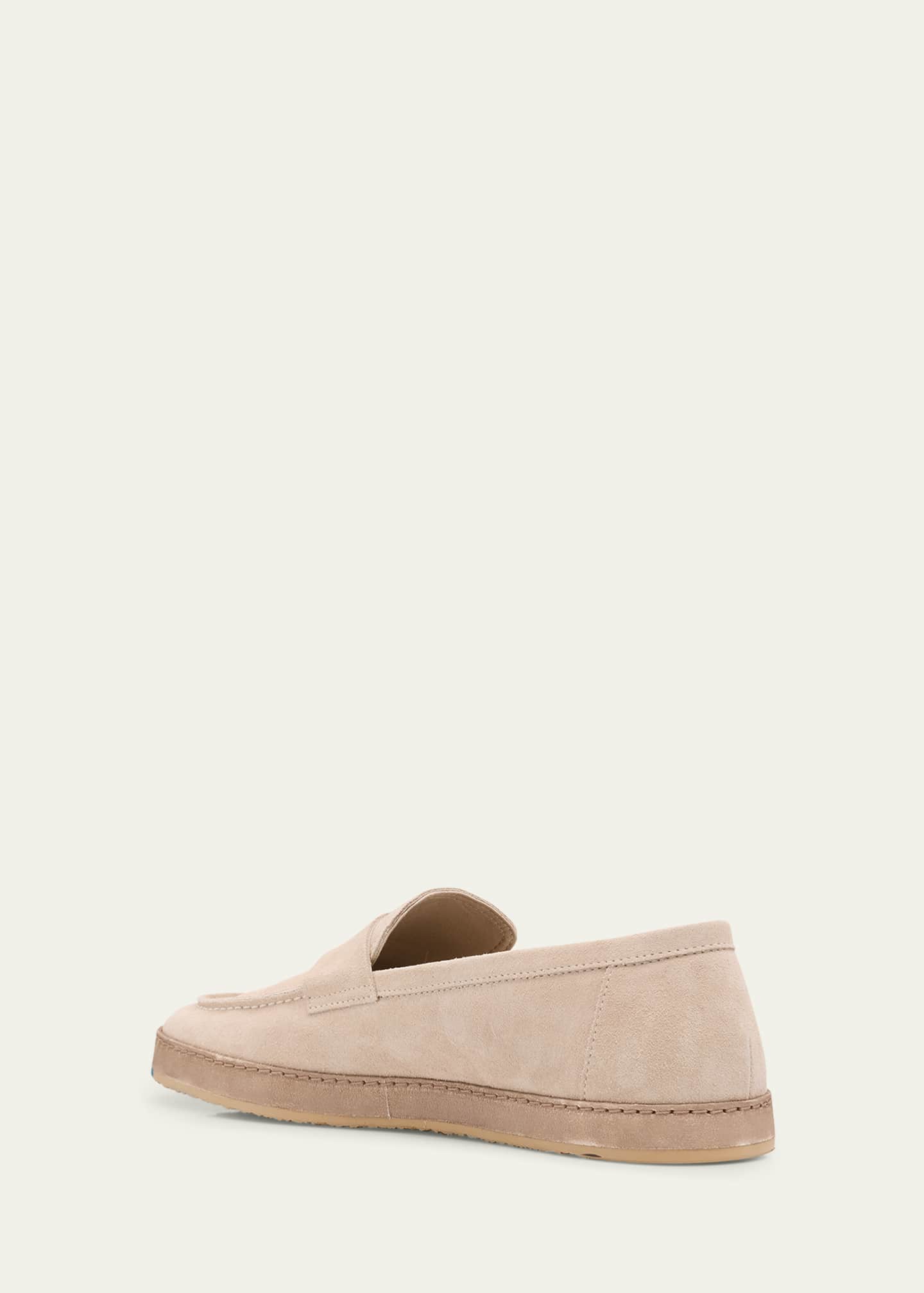 Men's Hybrid Suede Penny Loafers