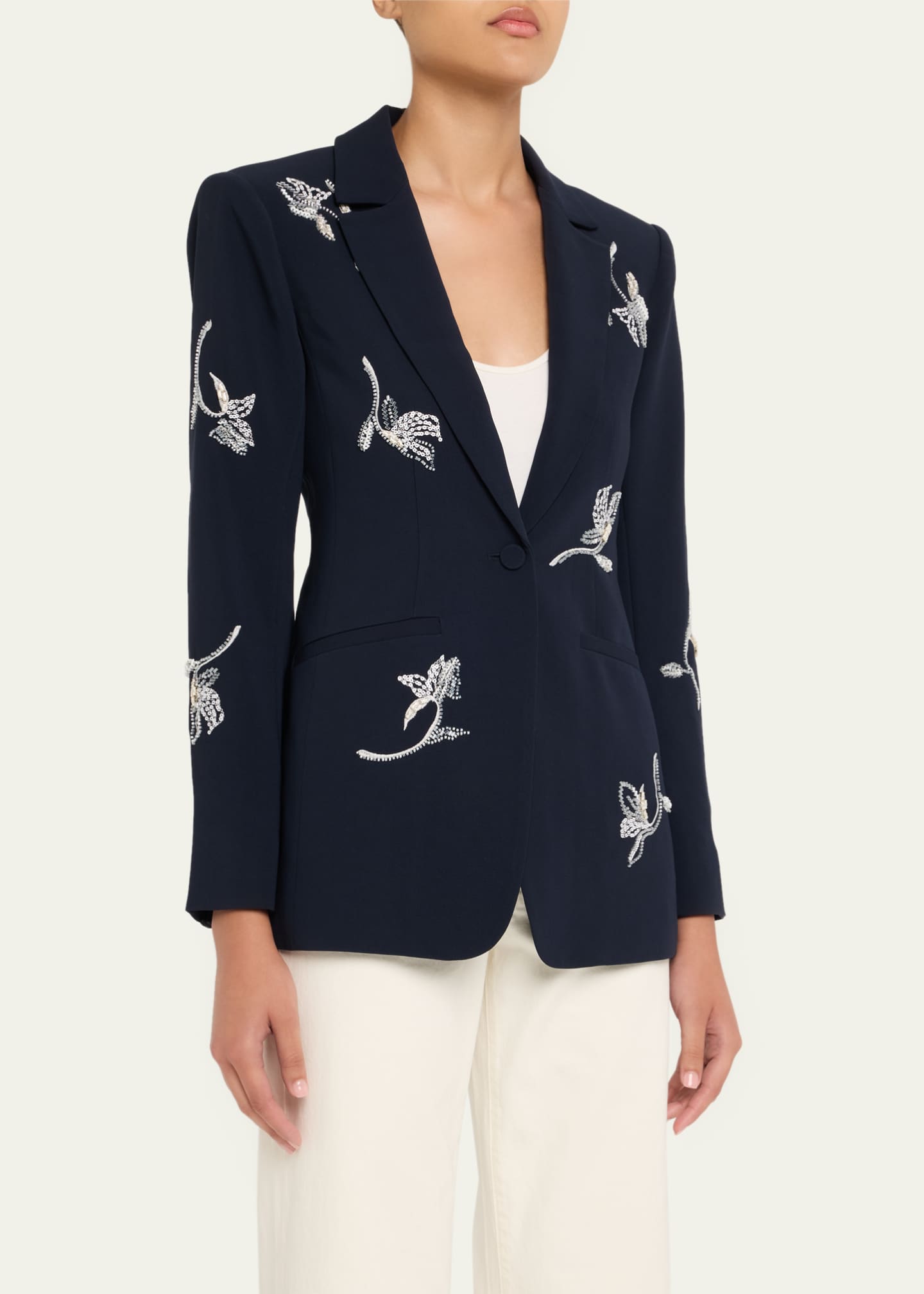 Cinq a Sept Karlie Falling Lillies Blazer Image 4 of 5