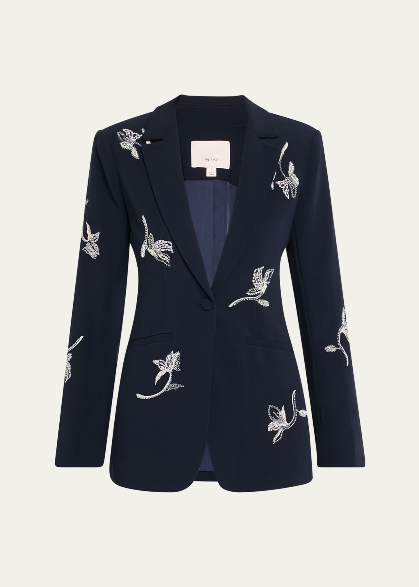 Cinq a Sept Karlie Falling Lillies Blazer Image 1 of 5