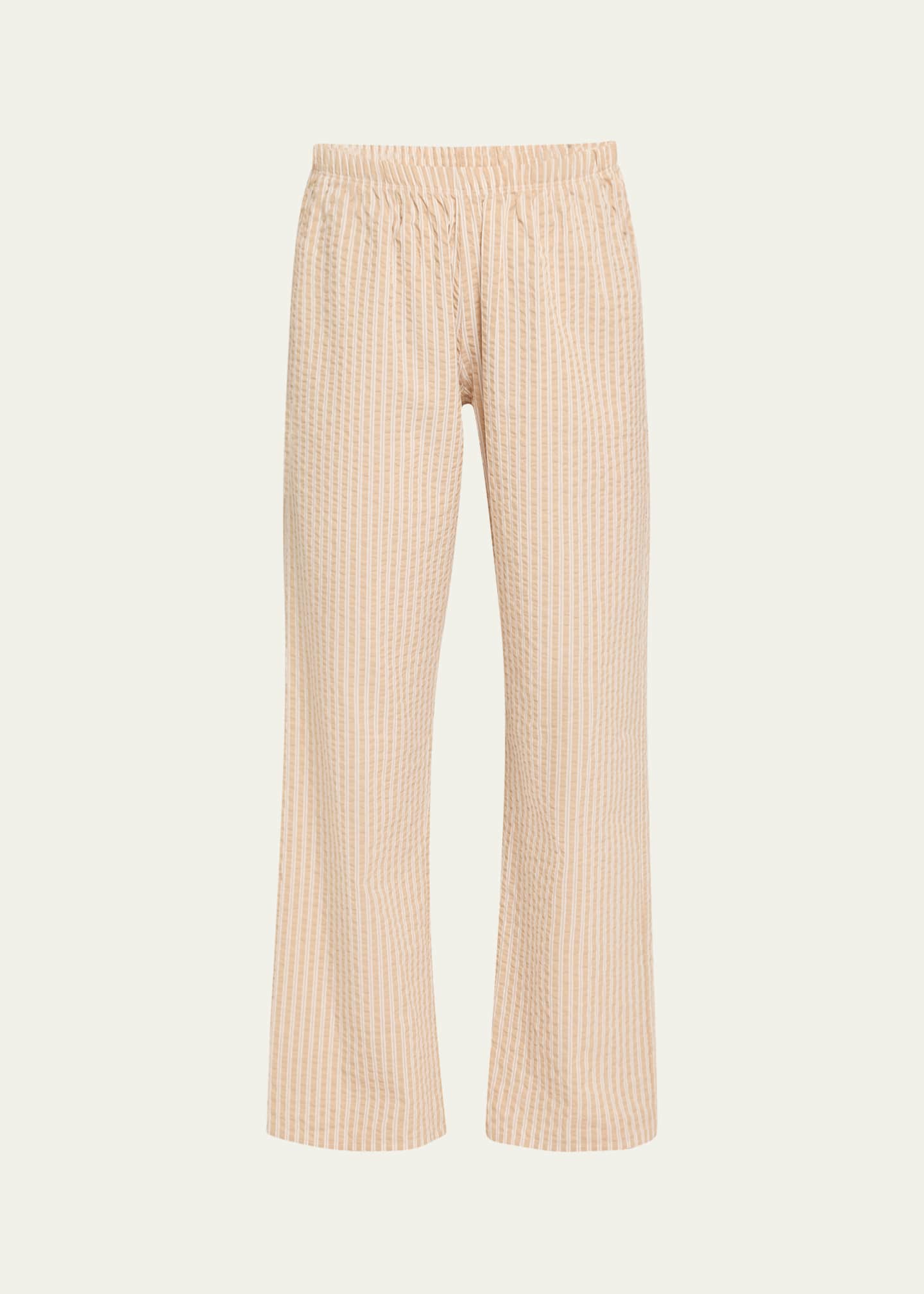 Hanro Striped Straight-Leg Cotton Lounge Pants Image 1 of 5
