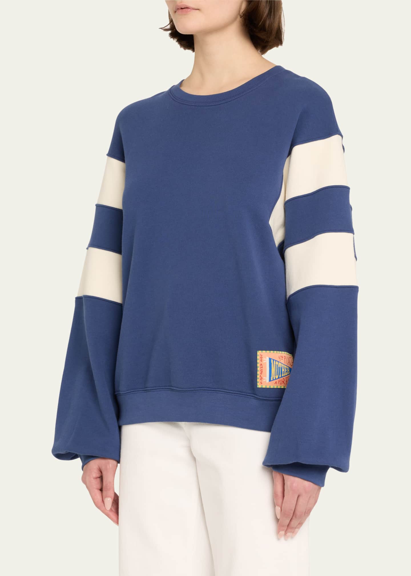 MOTHER The Drop Square Inset Sweatshirt Image 4 of 5