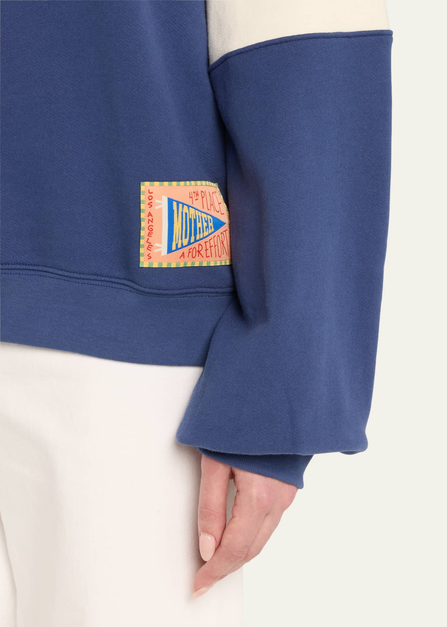 MOTHER The Drop Square Inset Sweatshirt Image 5 of 5