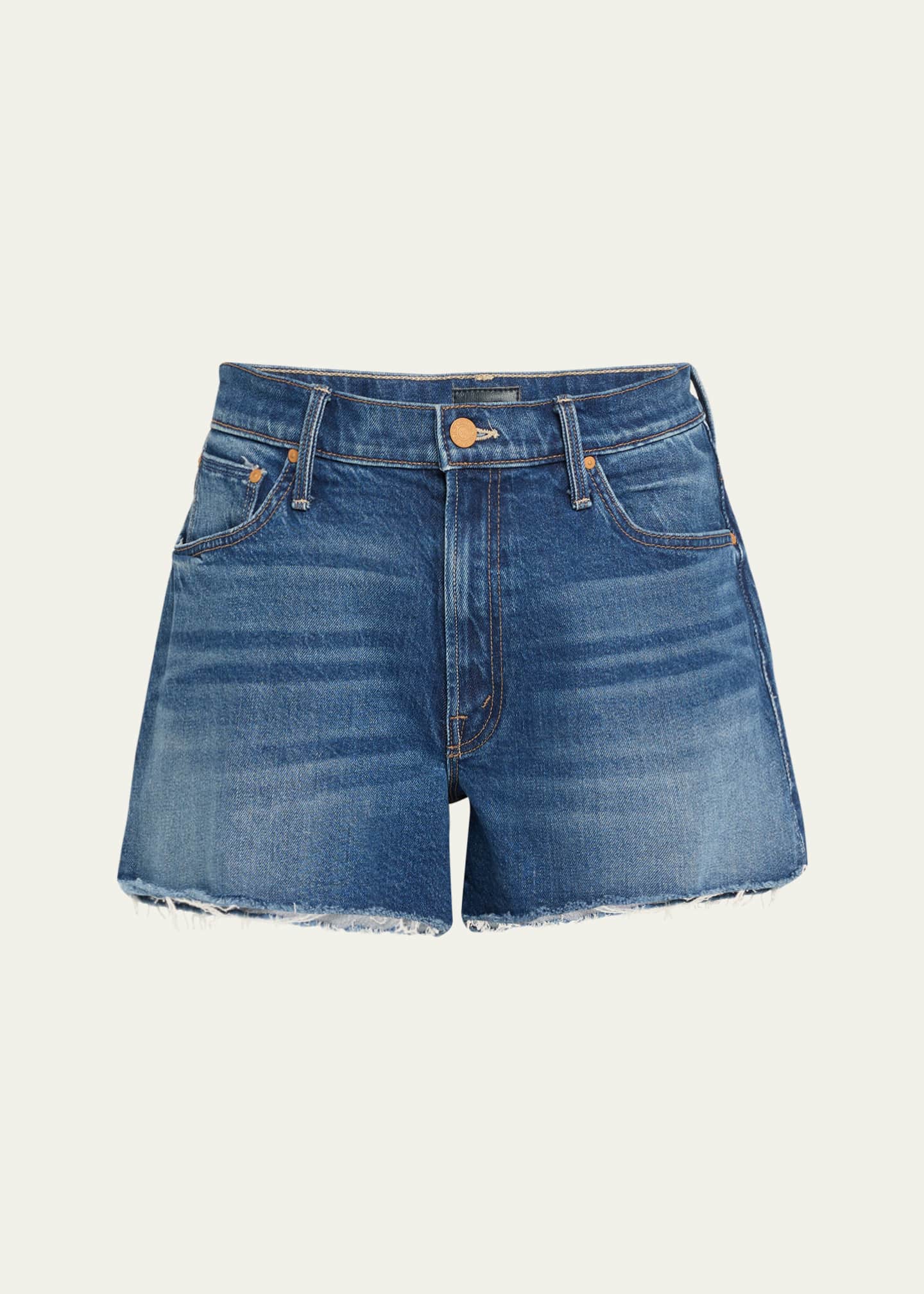 MOTHER The Dodger Short Fray Denim Shorts Image 1 of 5