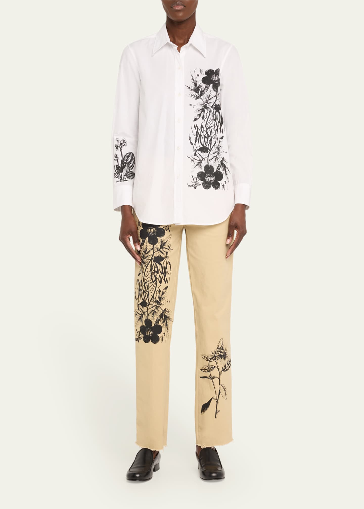 Libertine Goth Botanical New Classic Shirt Image 2 of 5