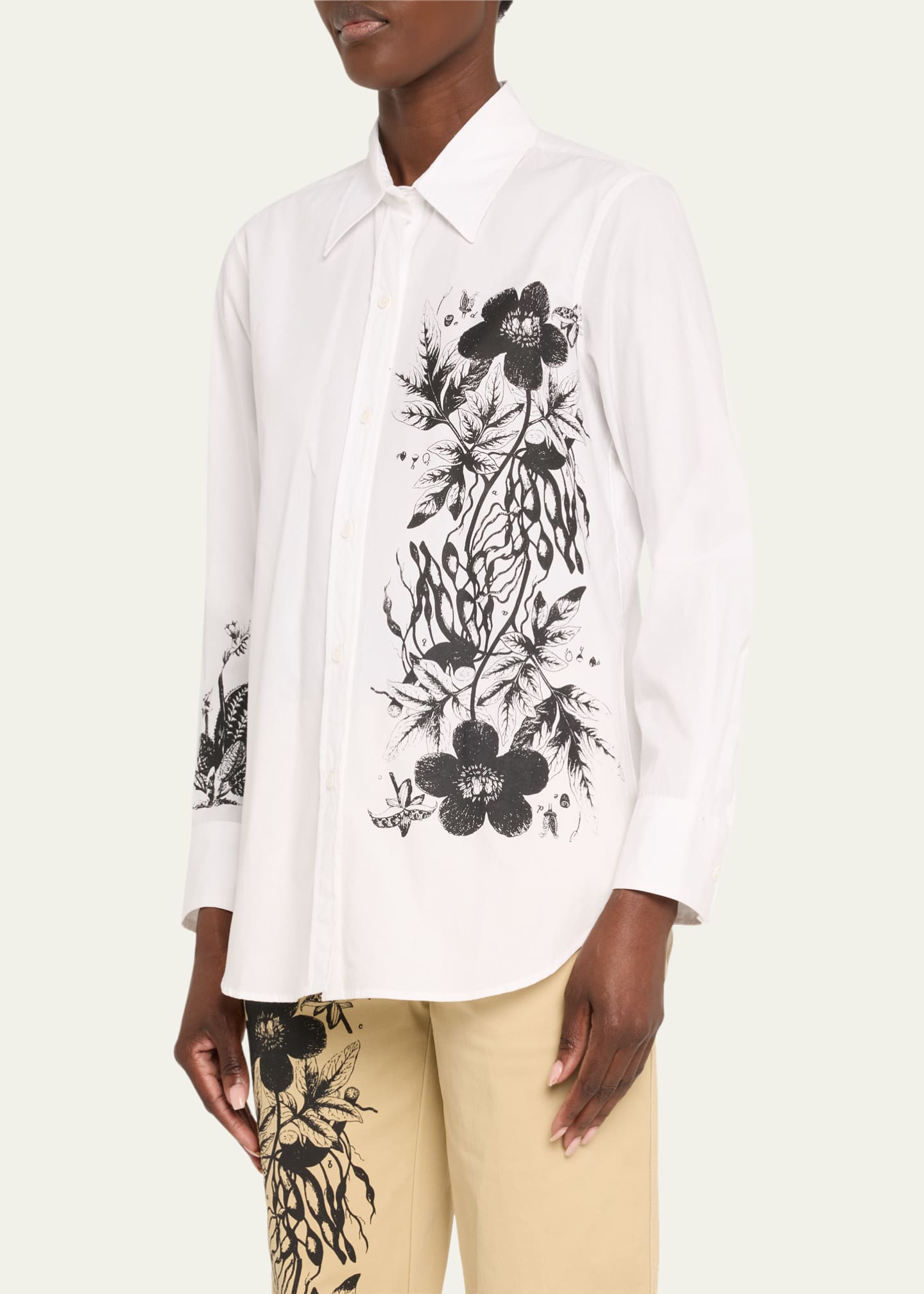 Libertine Goth Botanical New Classic Shirt Image 4 of 5