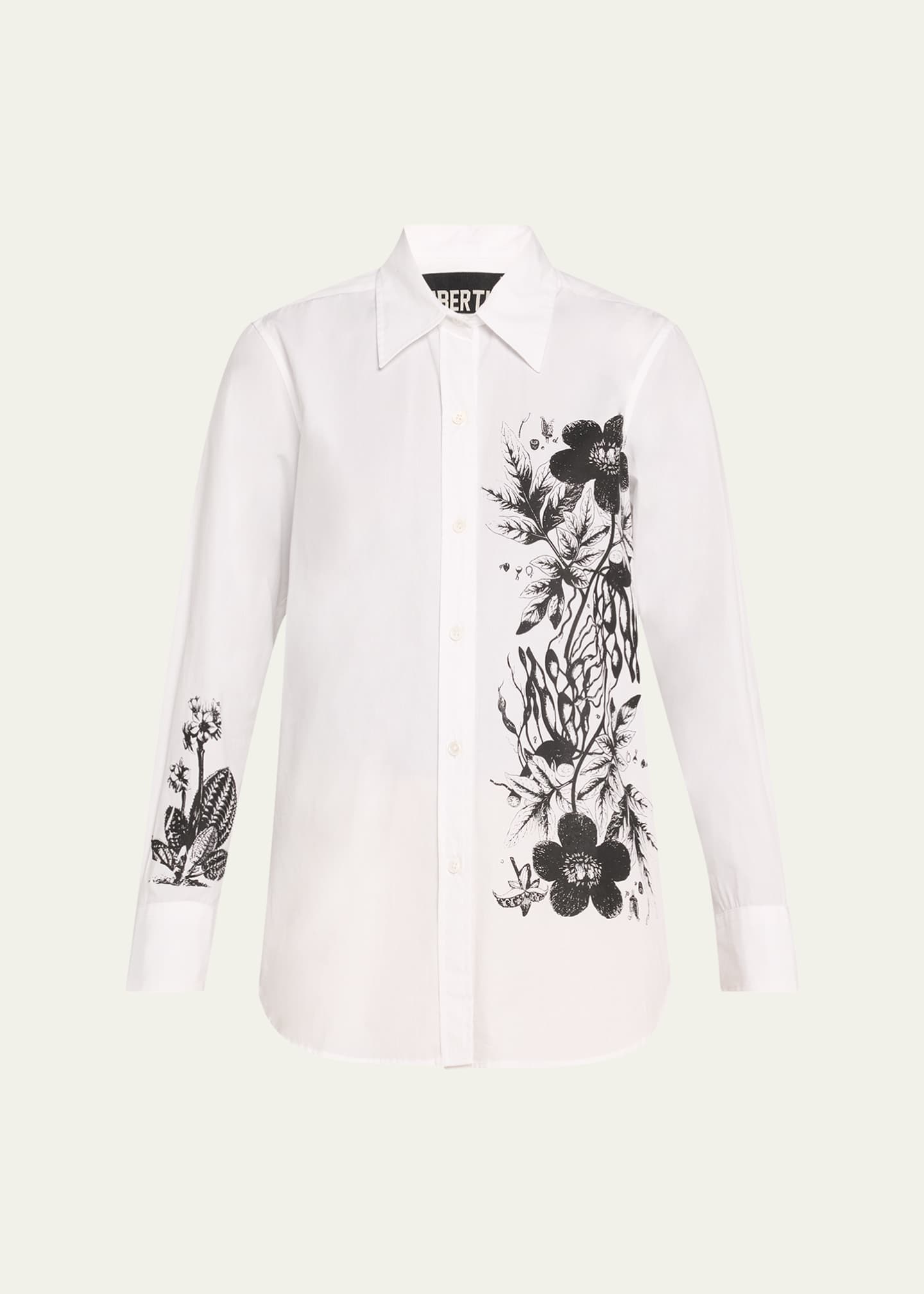Libertine Goth Botanical New Classic Shirt Image 1 of 5
