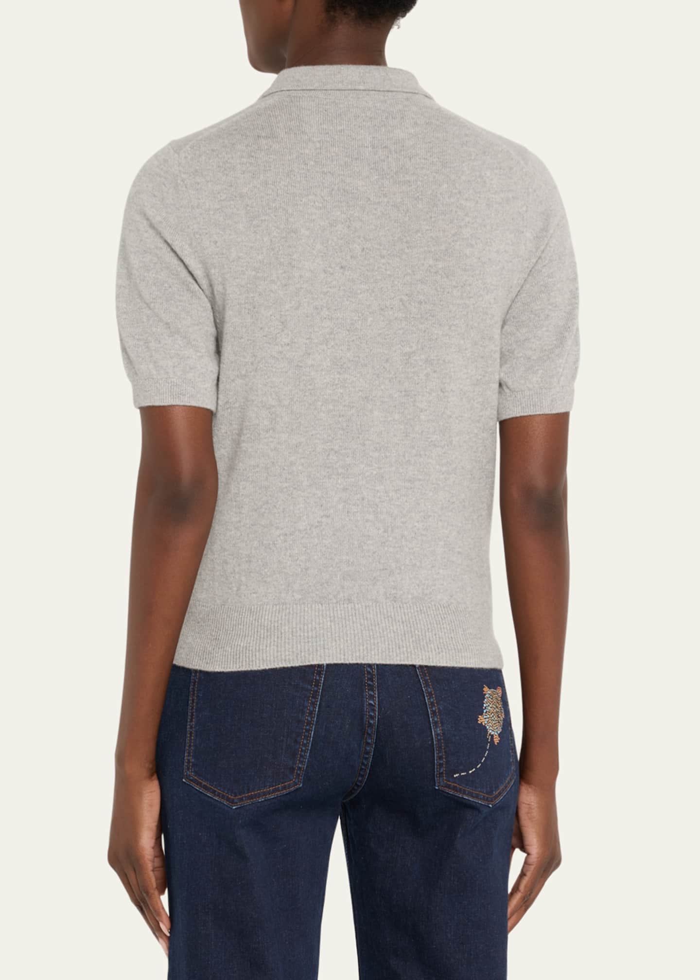 Libertine Turtle Time Cashmere Polo Sweater Image 3 of 5
