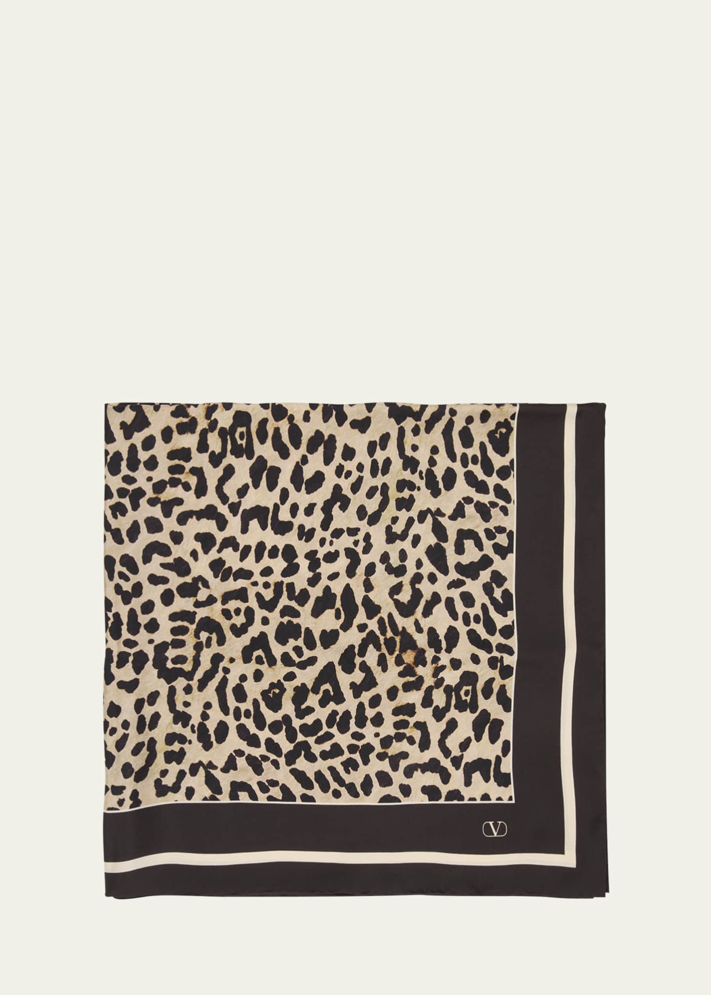 Valentino Garavani Animal Print Silk Scarf Image 1 of 2