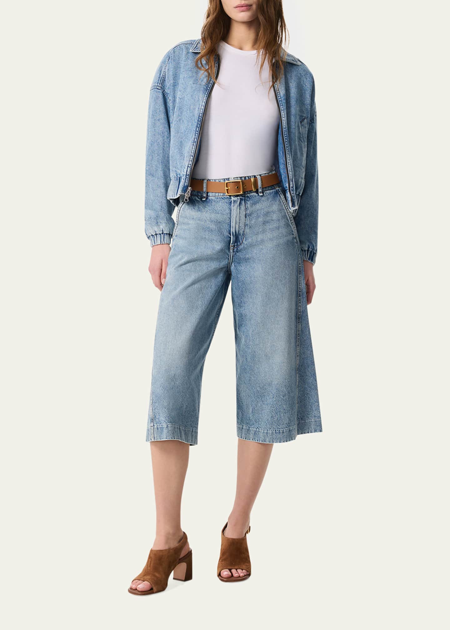 【fig London】Christopher culottes Fig London Christopher Culottes in Kinari (a light beige color)