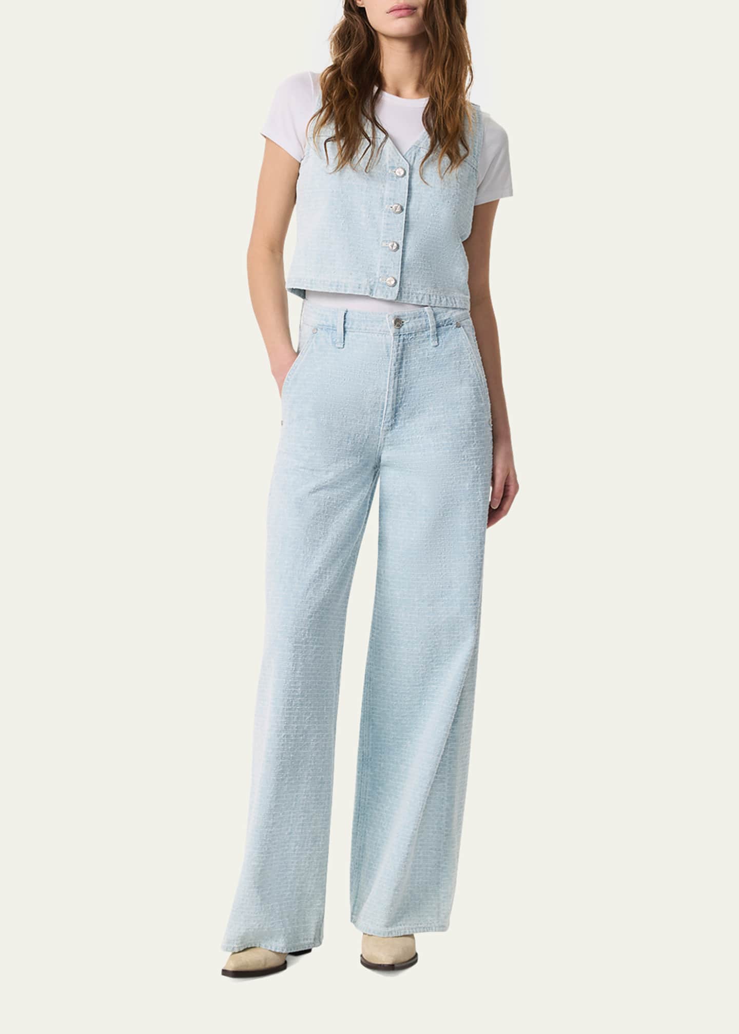 Rag & Bone Sofie High-Rise Tailored Trouser Jeans Image 2 of 4