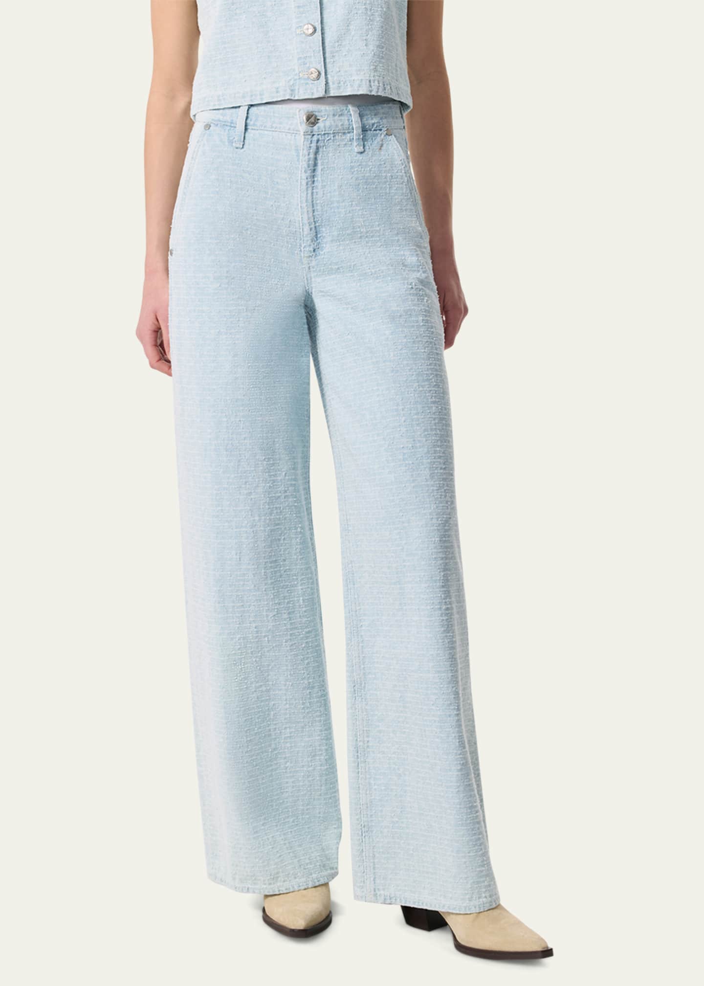 Rag & Bone Sofie High-Rise Tailored Trouser Jeans Image 3 of 4