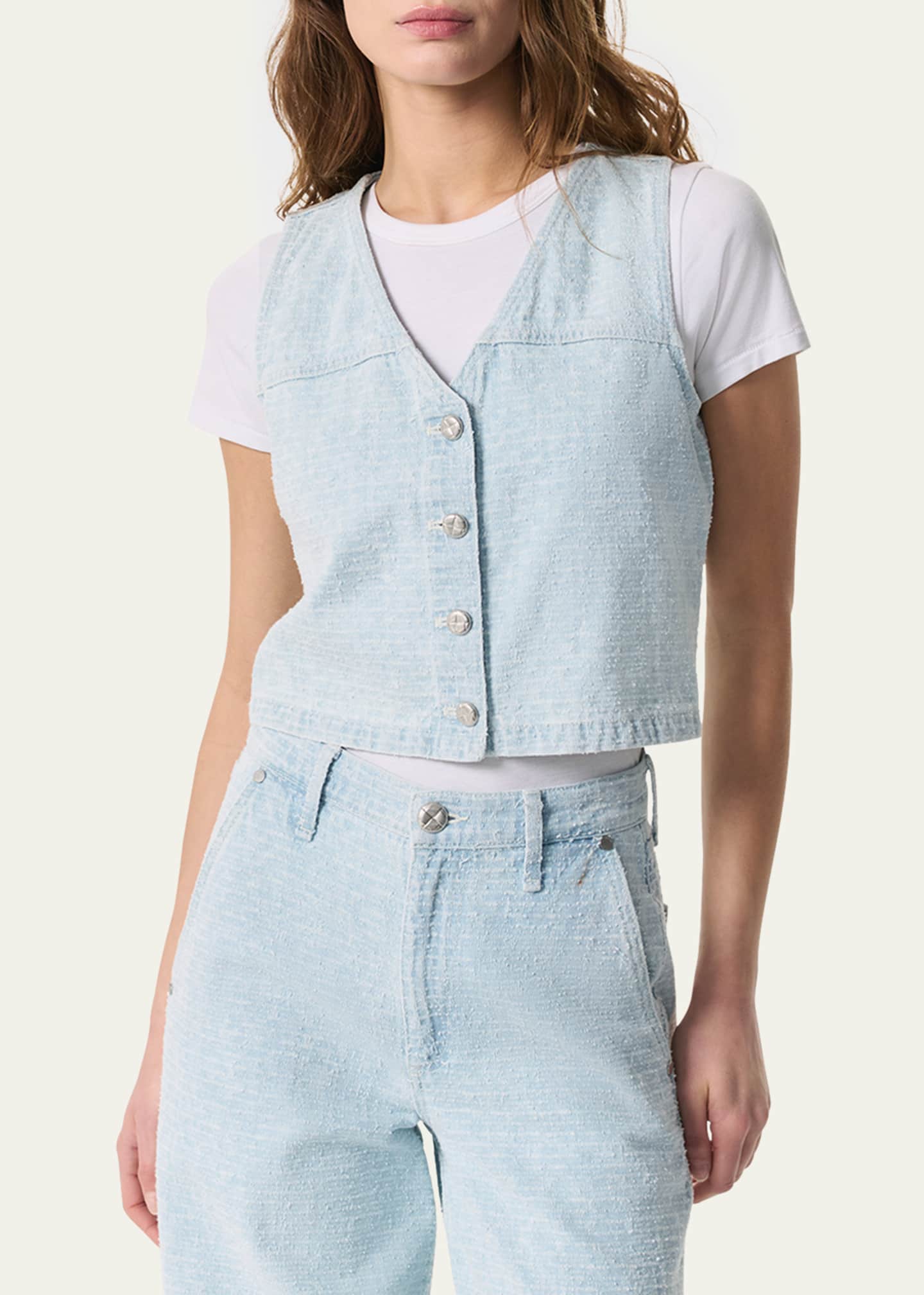 Rag & Bone Juliana Tweed Vest - Bergdorf Goodman