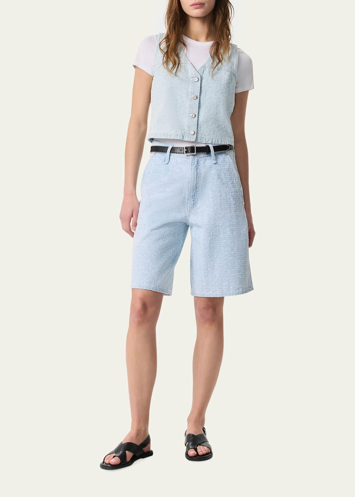 Mckenna Tailored Tweed Shorts