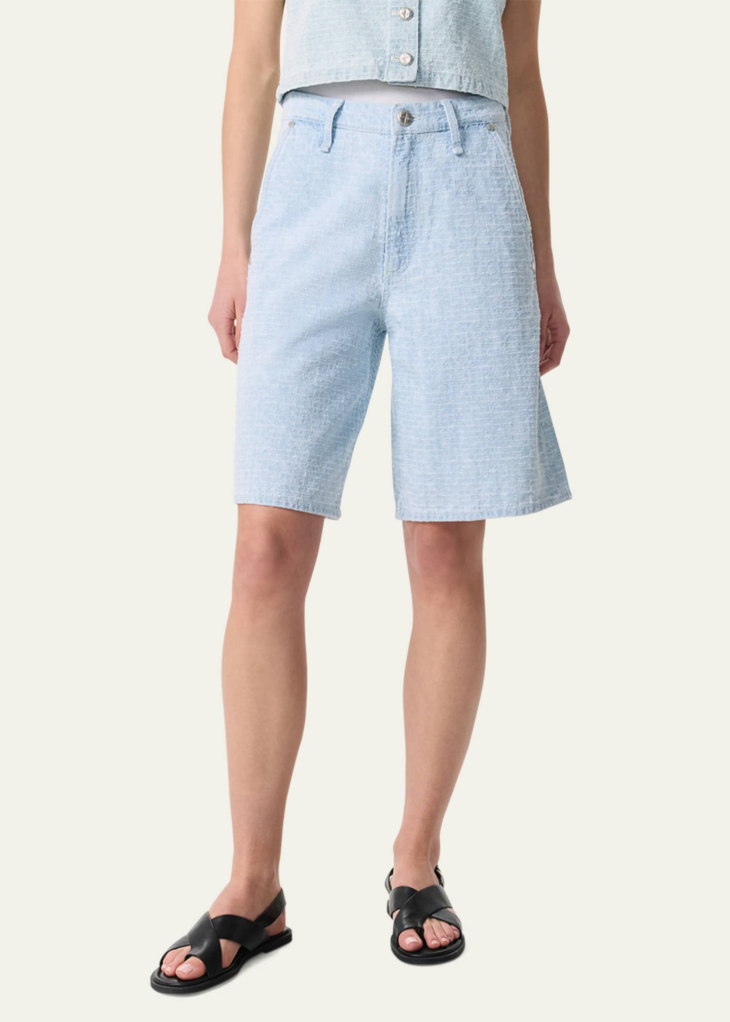 Mckenna Tailored Tweed Shorts