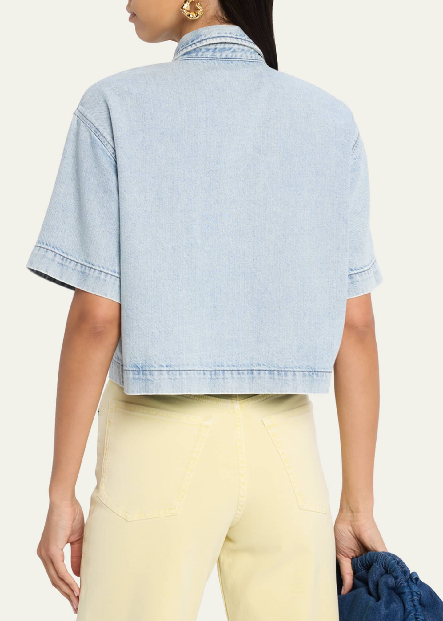 Rag & Bone Ultra Featherweight Abby Short-Sleeve Top Image 3 of 5