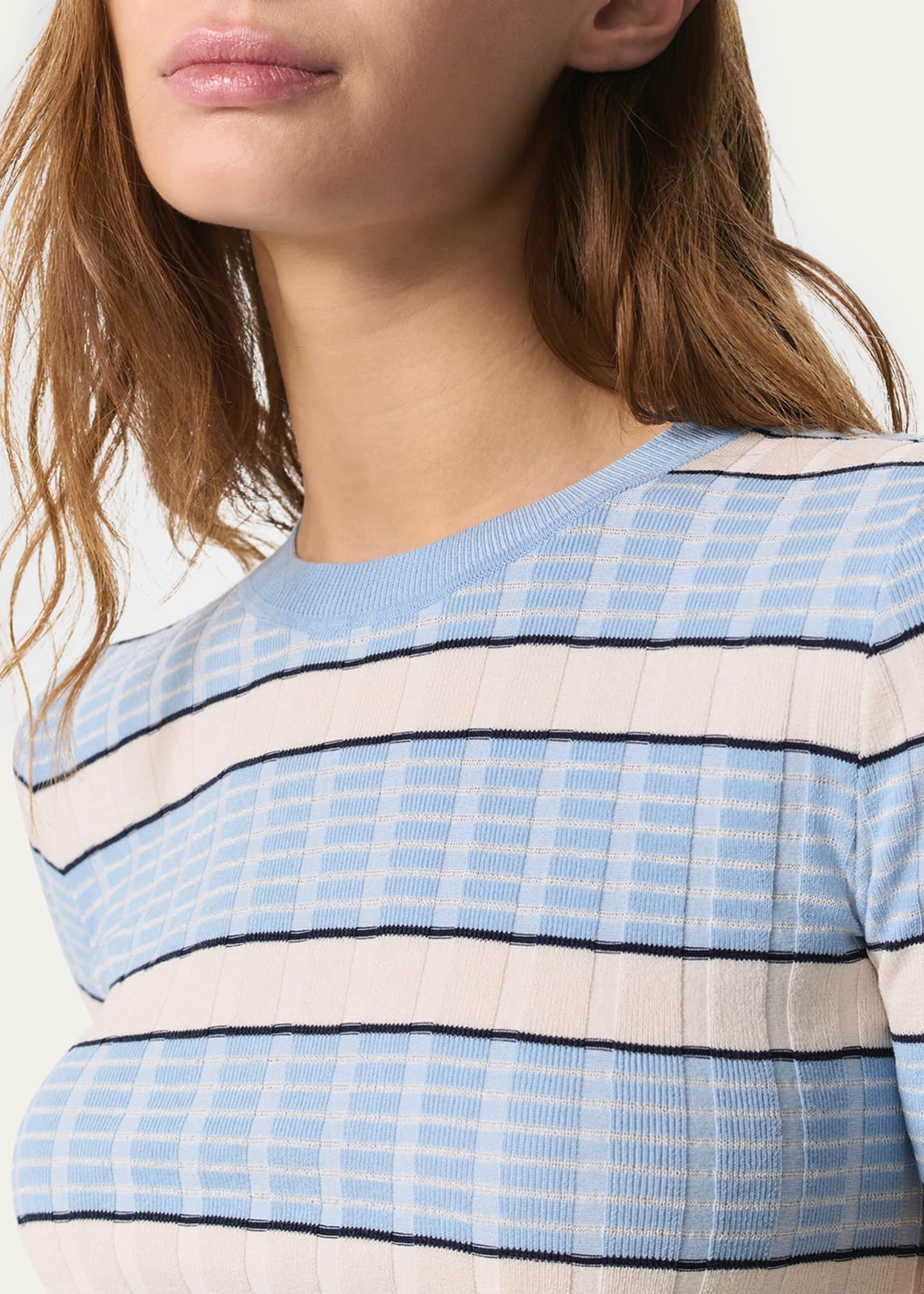 Eloise Stripe Short-Sleeve Tee