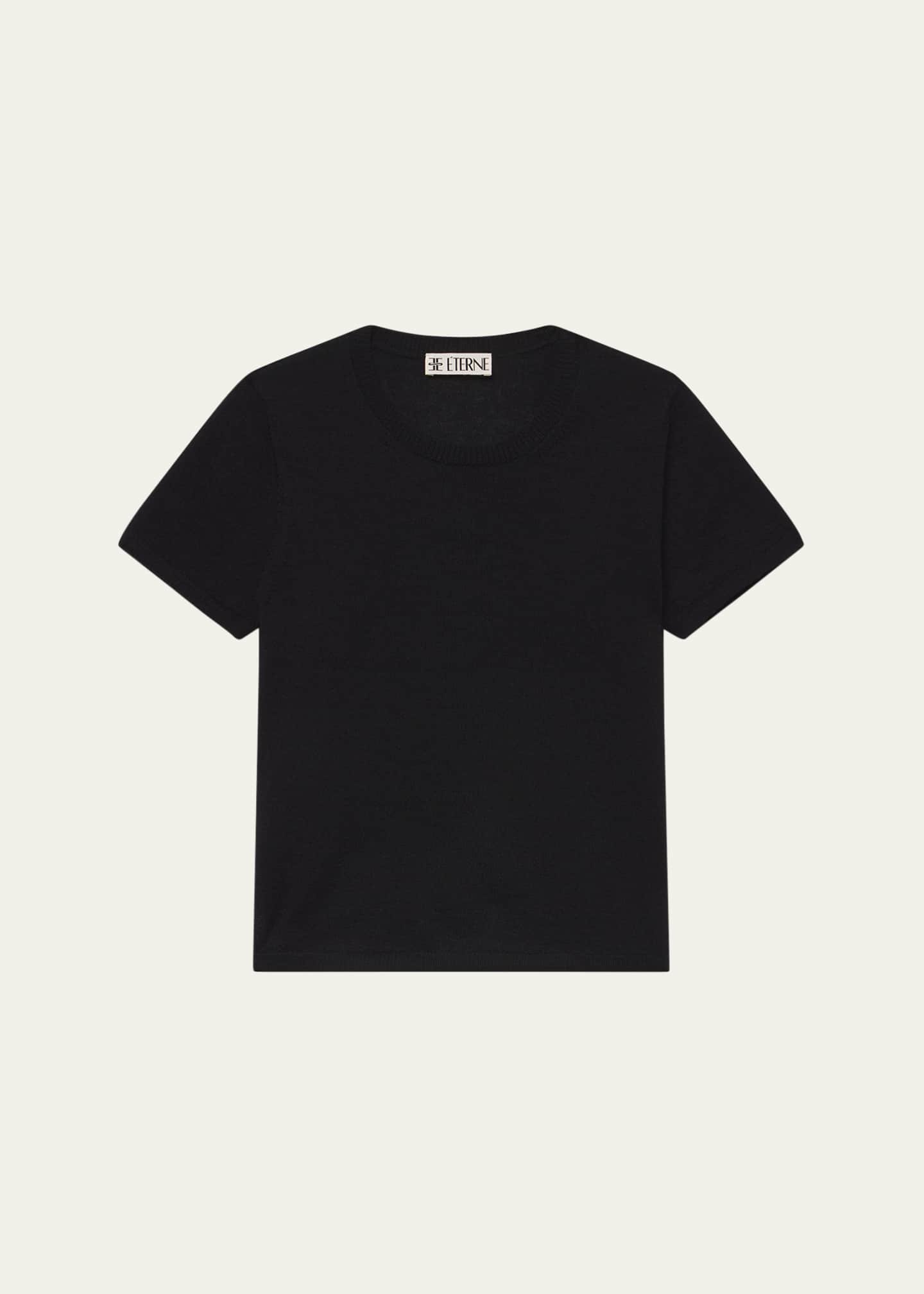 Eterne Van Cashmere Cropped T-Shirt