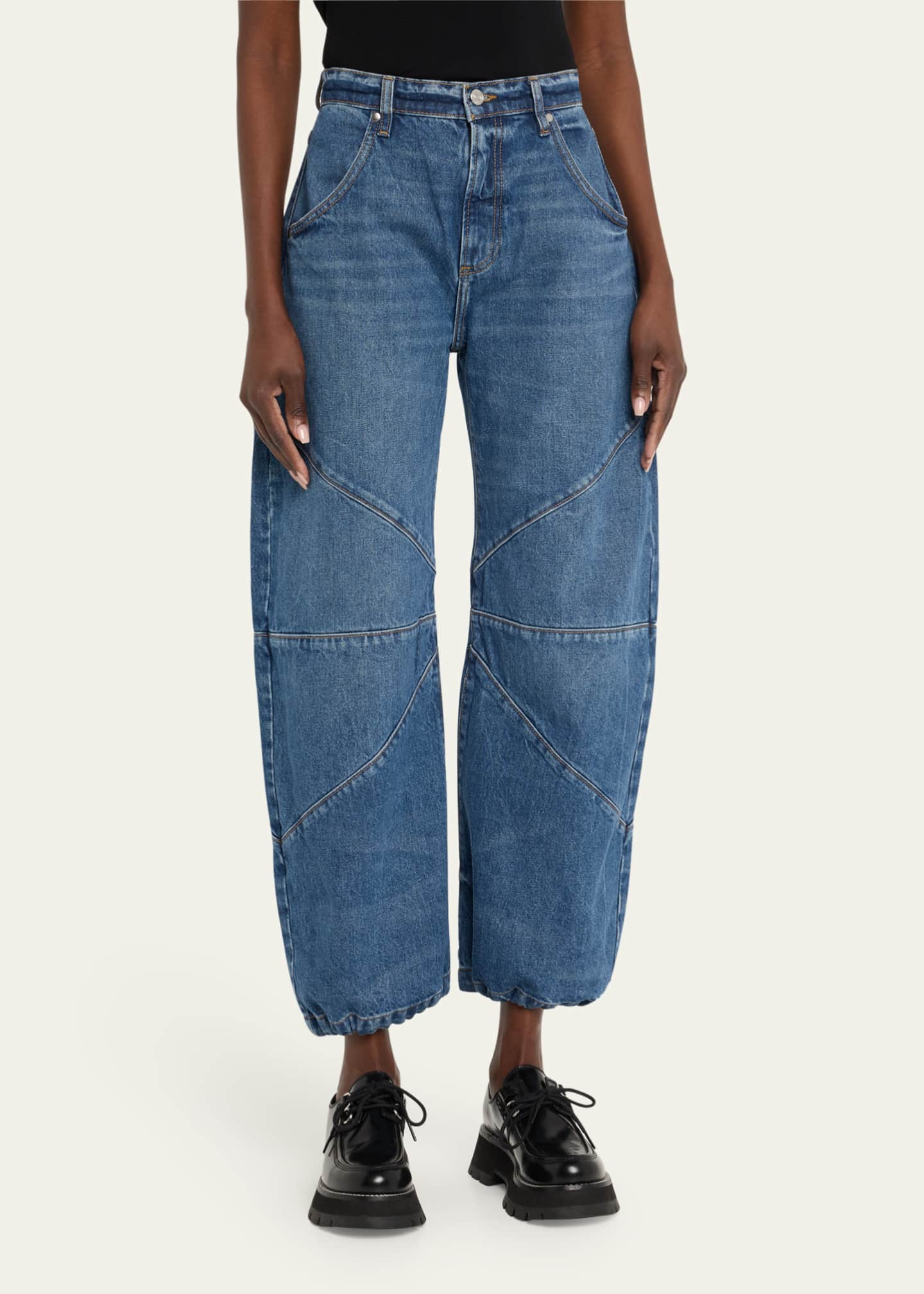 EB DENIM Freddy Cropped Barrel Jeans Image 4 of 5