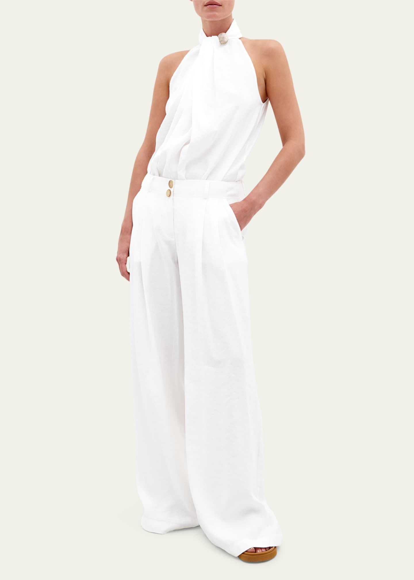 Silvia Tcherassi Opal Wide Leg Pants - Bergdorf Goodman