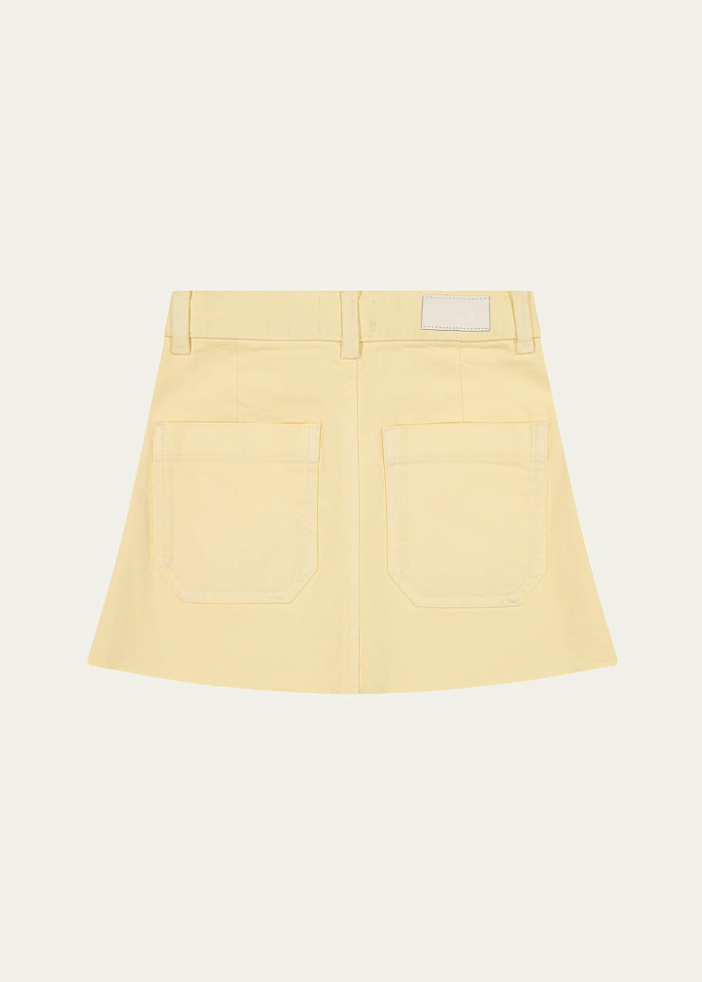 DL1961 Girl's Jenny Denim Mini Skirt, Size 7-16 Image 2 of 2