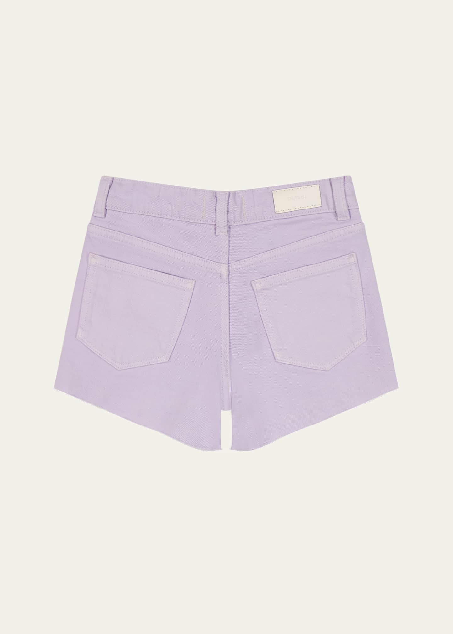 DL1961 Girl's Lucy Cut Off Denim Shorts, Size 2-6 Image 2 of 2