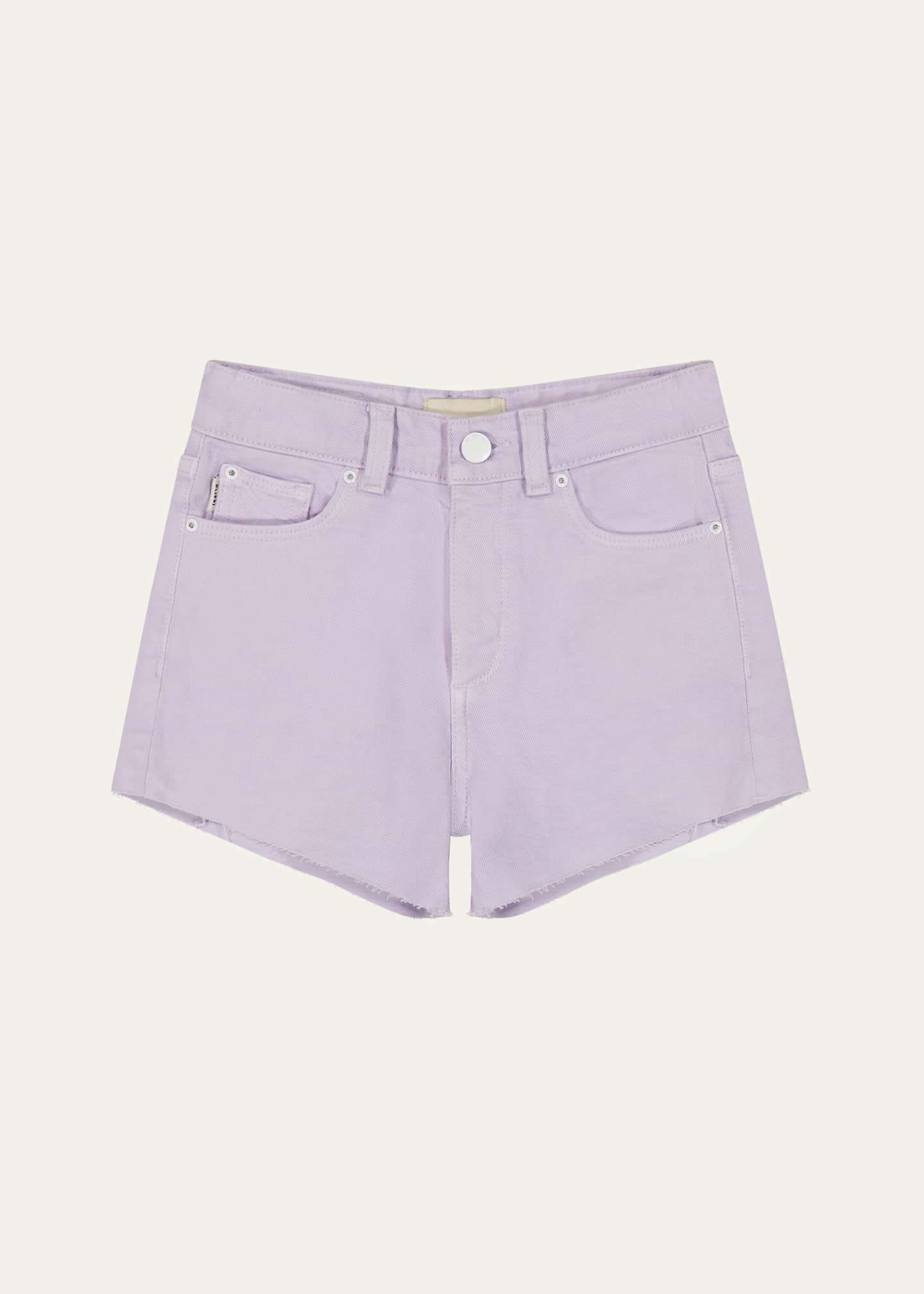 DL1961 Girl's Lucy Cut Off Denim Shorts, Size 2-6 Image 1 of 2