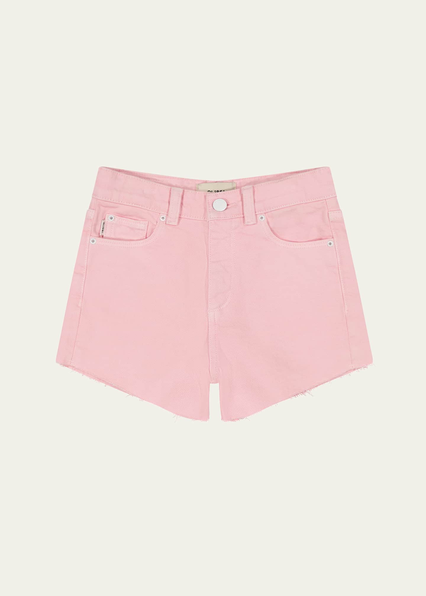 DL1961 Girl's Lucy Cut Off Denim Shorts, Size 2-6 Image 1 of 2