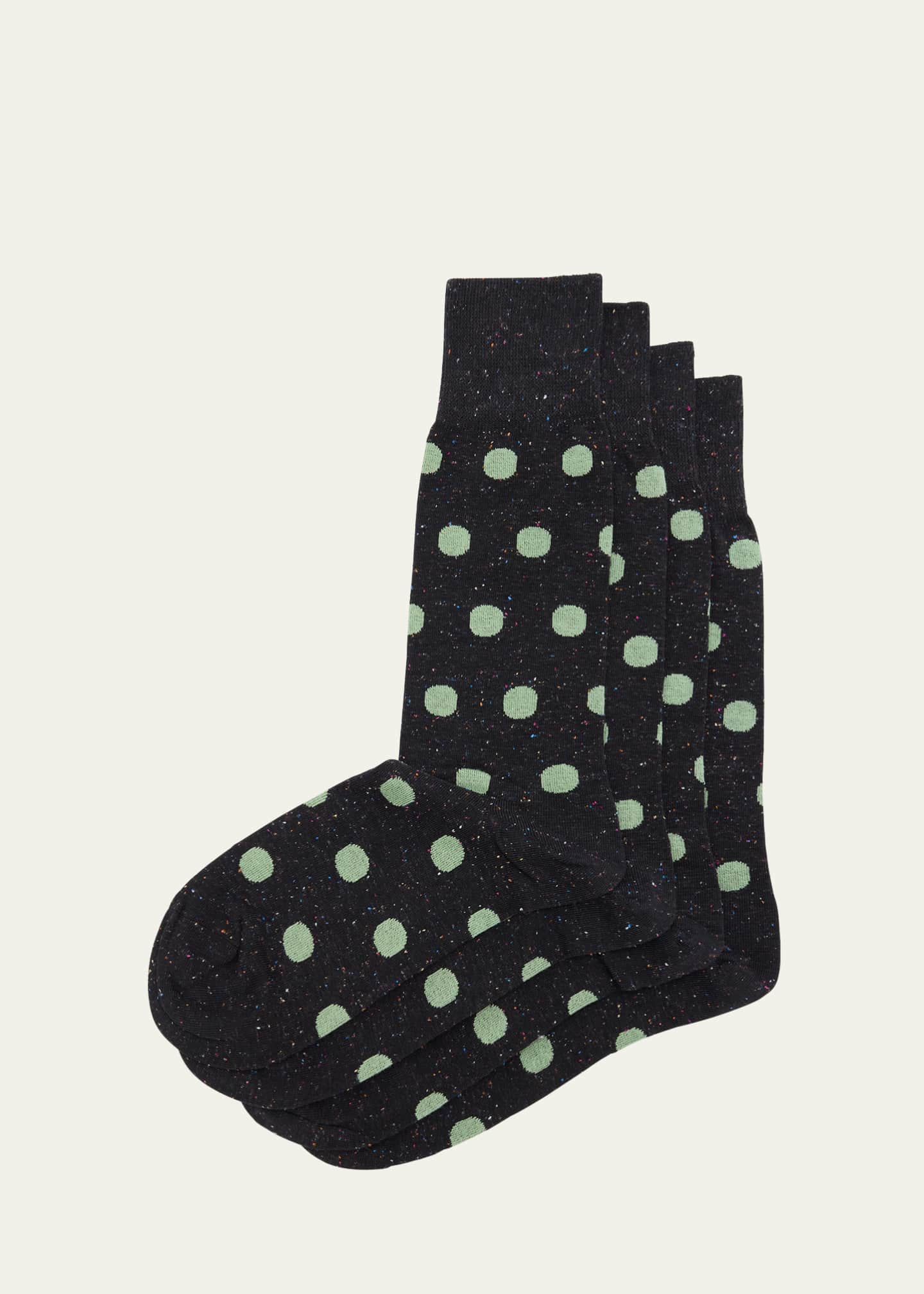 Paul Smith Men's Jarvis Polka Dot Crew Socks