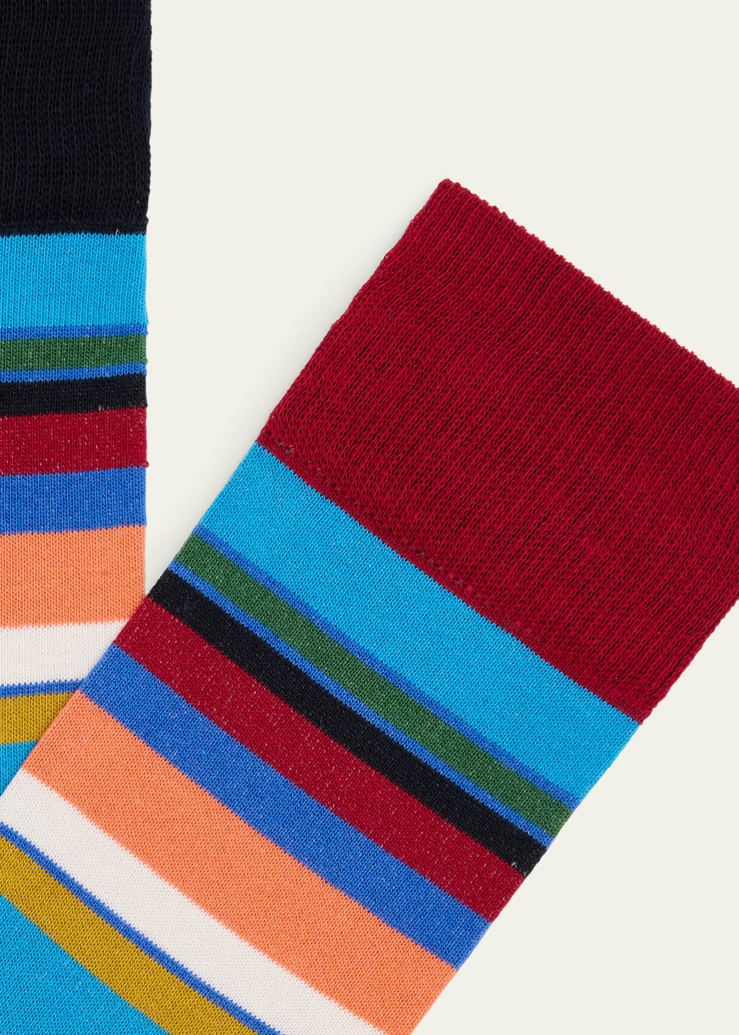 Paul Smith Men's Joao Odd Stripe Crew Socks Image 2 of 3