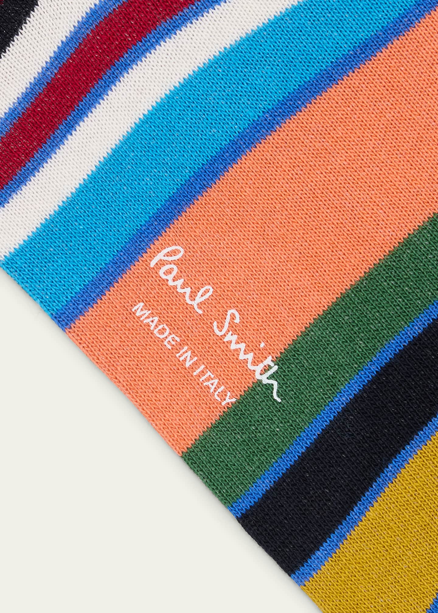 Paul Smith Men's Joao Odd Stripe Crew Socks Image 3 of 3